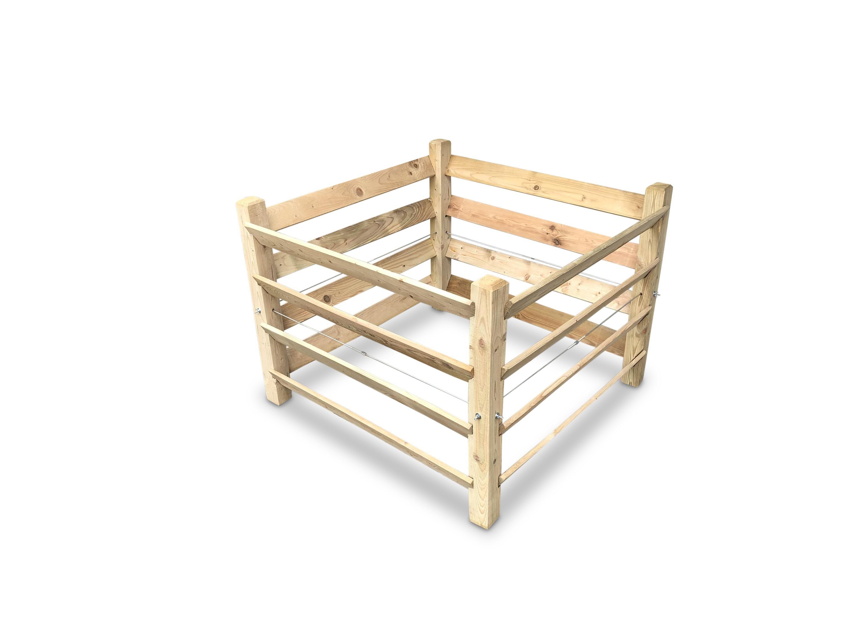 Komposter FIX-Komposter Stabil aus Holz - ca. 650 L Volumen