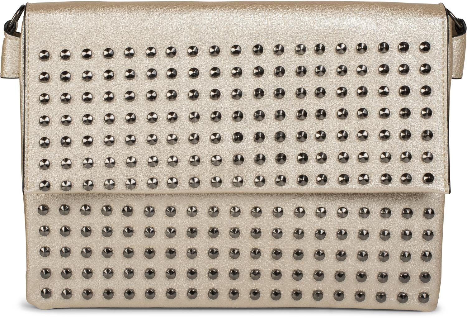 styleBREAKER Clutch Clutch mit Spitz Nieten (1-tlg)