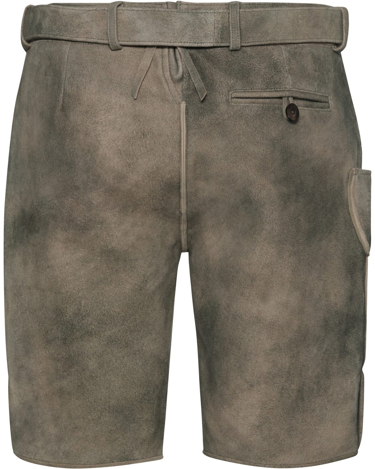 Country Line Trachtenlederhose Kurze Lederhose mit Gürtel