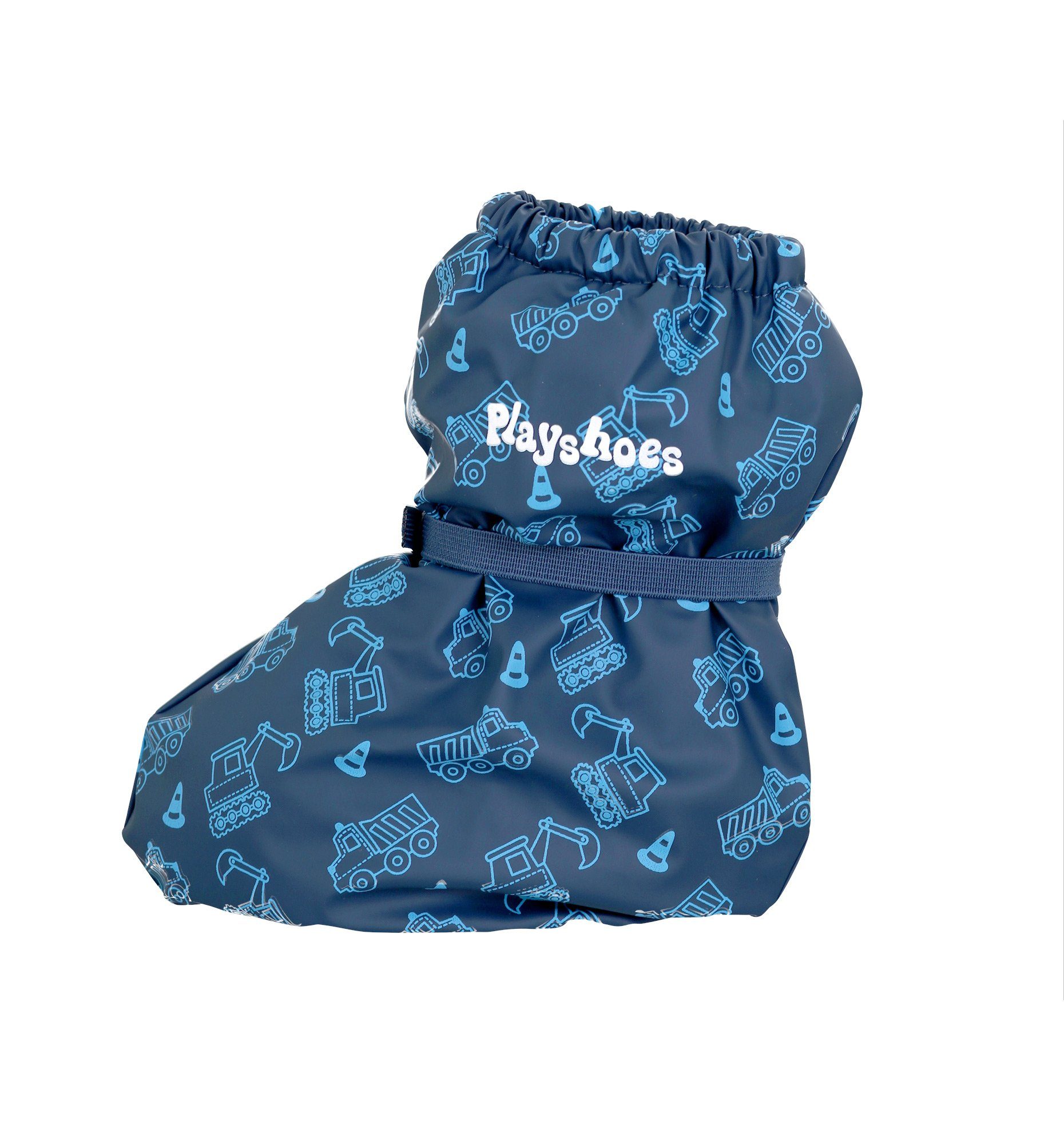 Playshoes Füßlinge Regenfüßlinge mit Fleece-Futter Baustelle