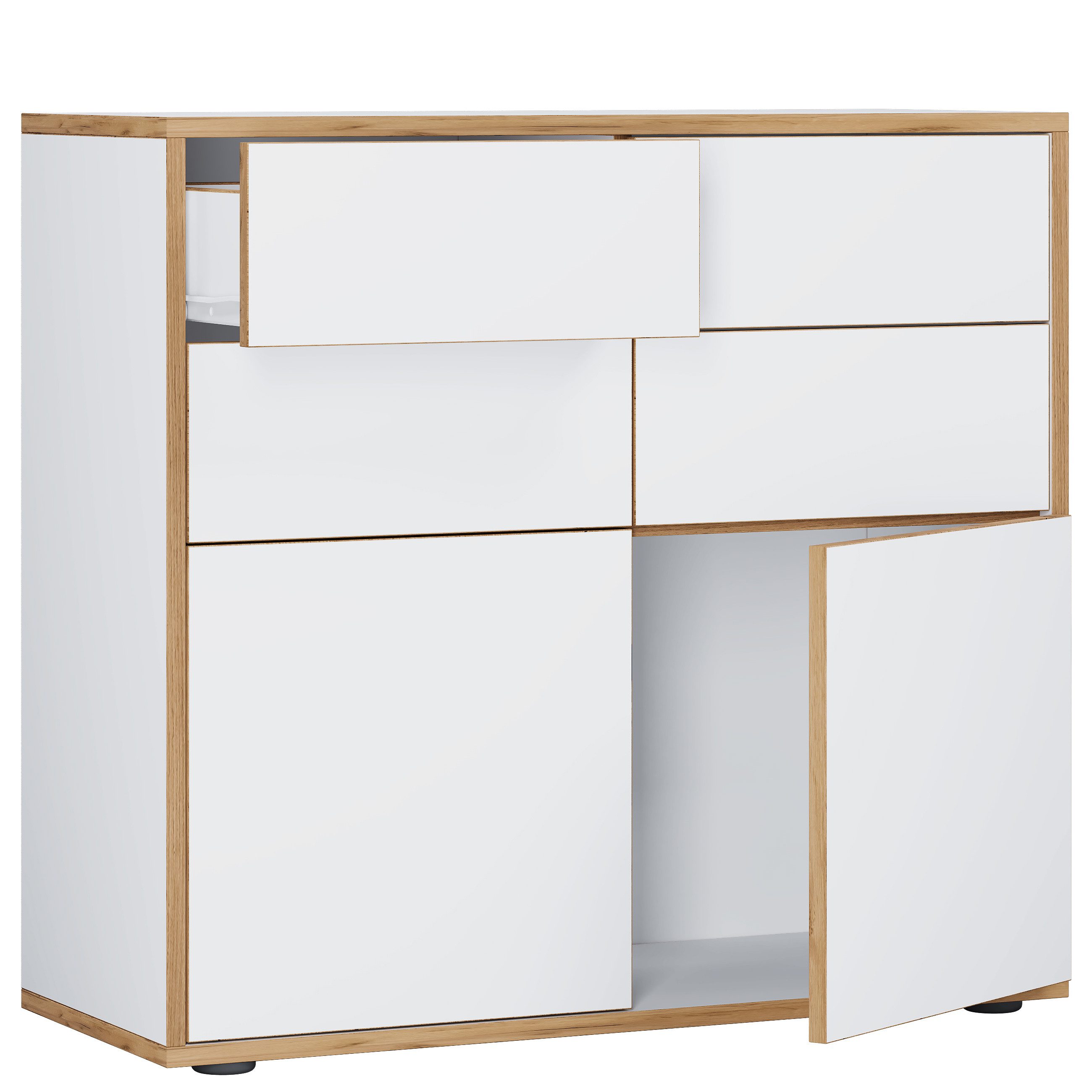 VCM Kommode Sideboard Salia H. 74 x B. 100 x T. 33 cm