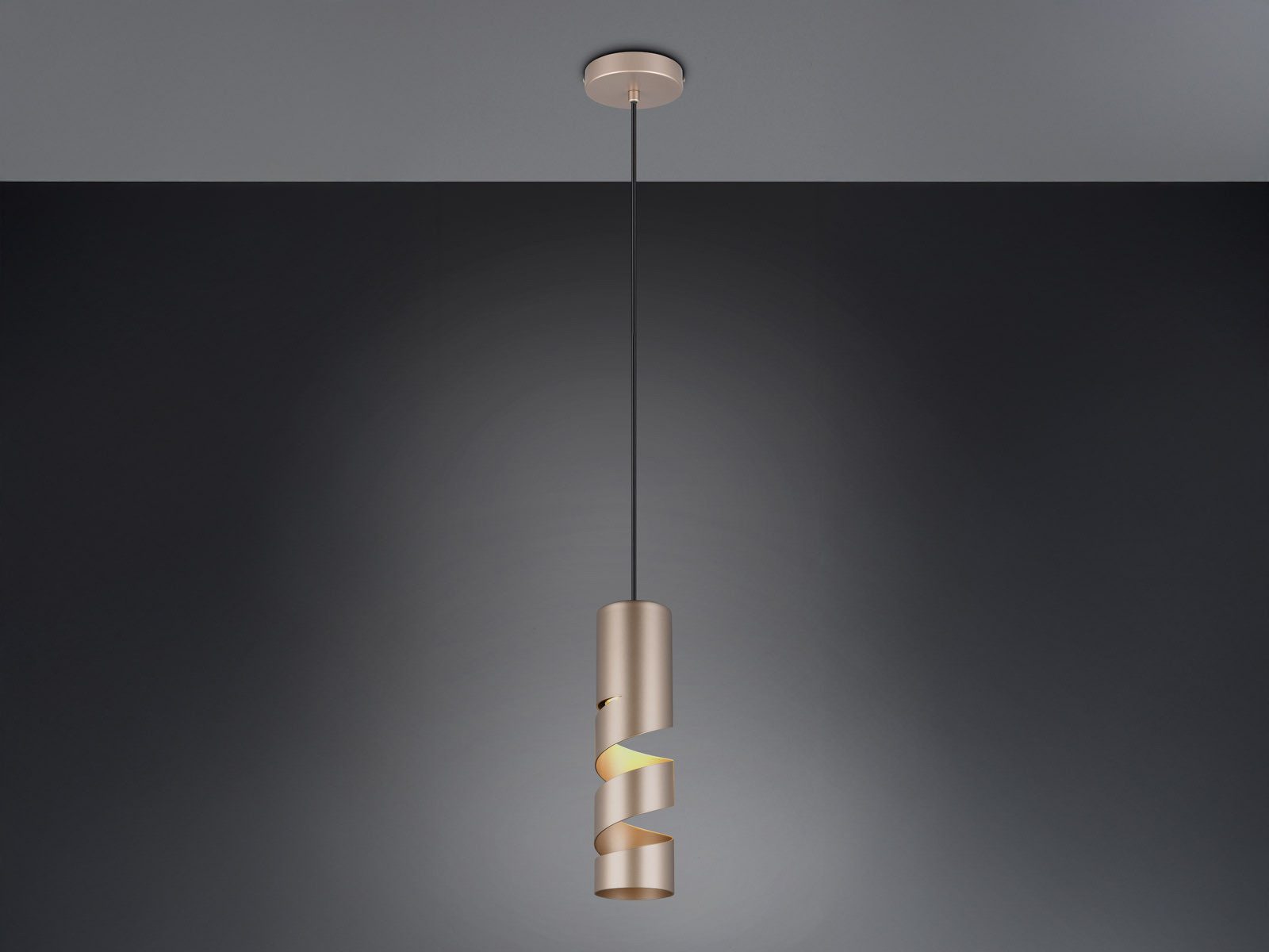 TRIO Leuchten LED Pendelleuchte, Dimmfunktion, LED wechselbar, warmweiß, Klein minimalistisch-e hängend über Esstisch & Bett