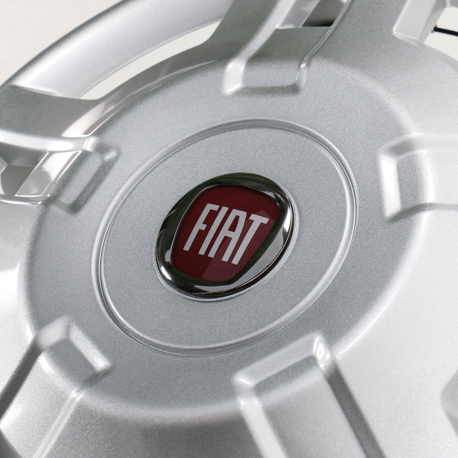 FIAT Radkappe Original Radkappe Radblende 15 Zoll Silber 1358879080, 15 in Zoll, (1-St)