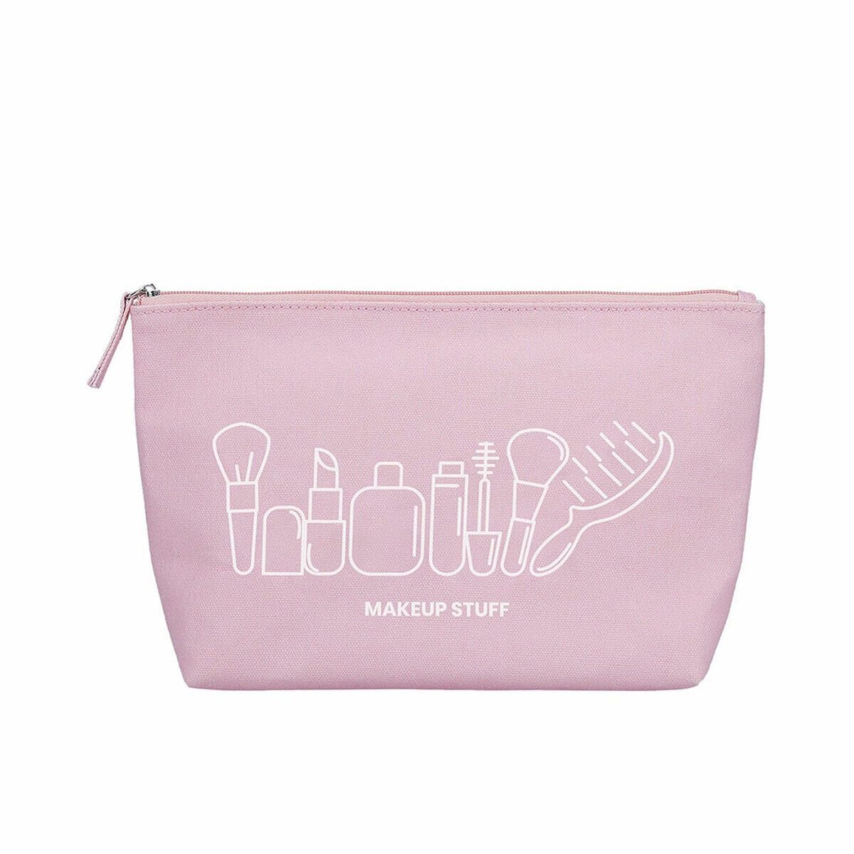 ILU Kulturbeutel ILU Necessaire aus Baumwolle Rosa 1 Stück