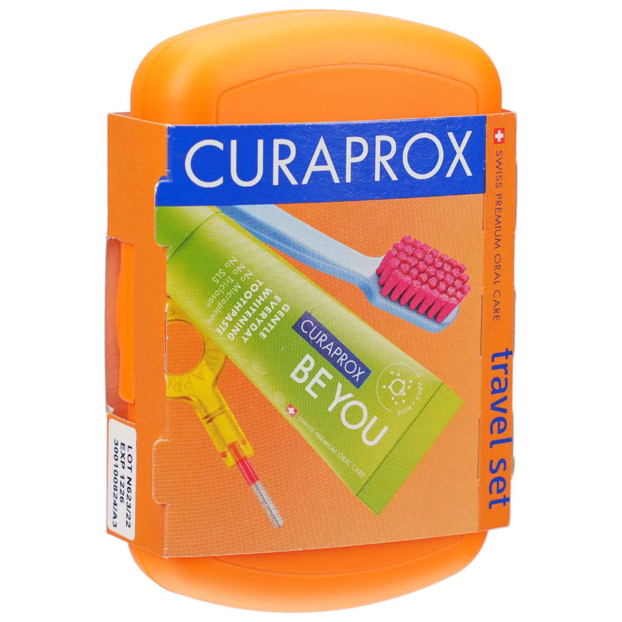 Curaden Germany GmbH Zahnbürste CURAPROX Travel-Set orange