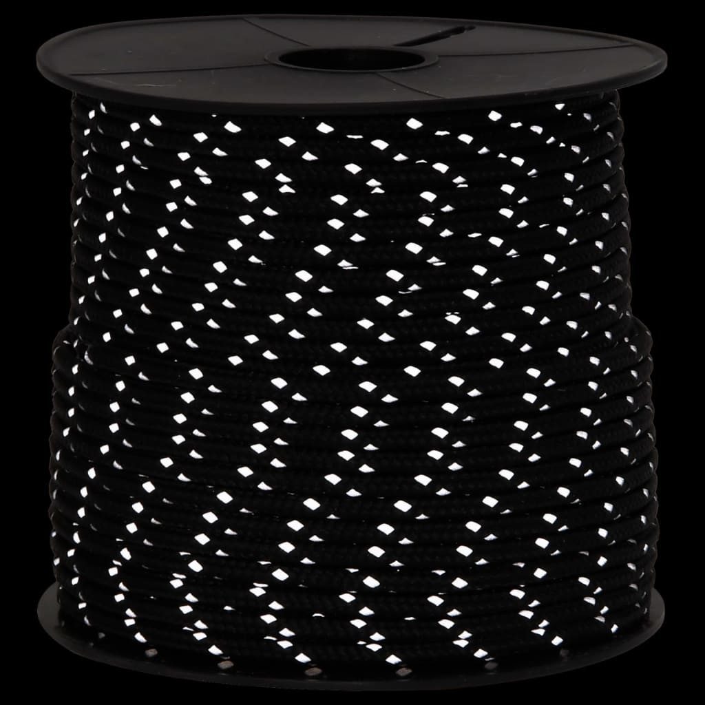 vidaXL Zeltleine Reflektierend mit Seilspannern 50 m 4 mm Abspannleine (1-tlg)