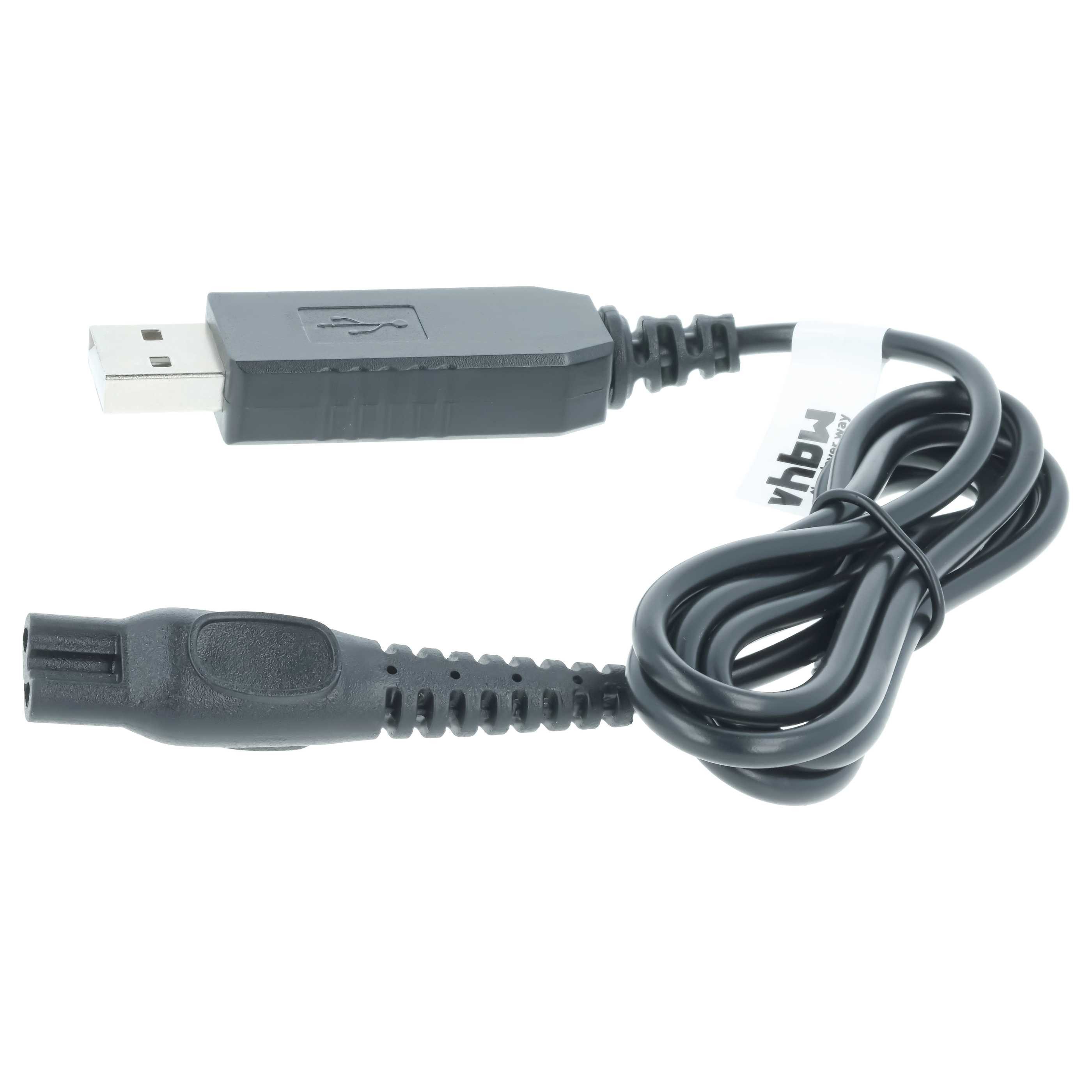 vhbw passend für Philips HQ8270/21, HQ8290, HQ8270/22, HQ8270, HQ8270/18, H USB-Kabel, Kompatibles USB-Kabel zum zuverlässigen Laden Ihres Rasierers an jedem – Bild 4 von 5