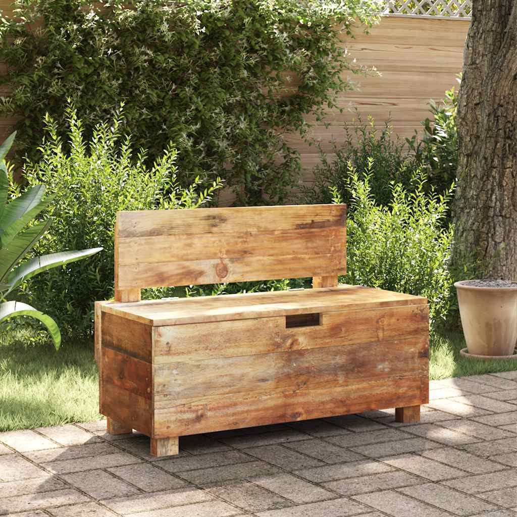 furnicato Truhenbank Sitzbank Massives Mahagoniholz 86x40x60 günstig online kaufen
