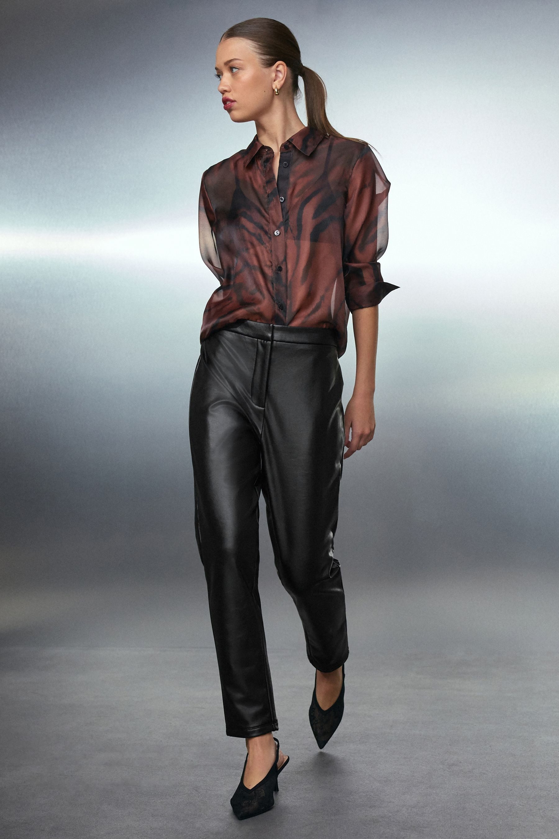 Next Lederhose Skinny Fit Kunstlederhose (1-tlg)