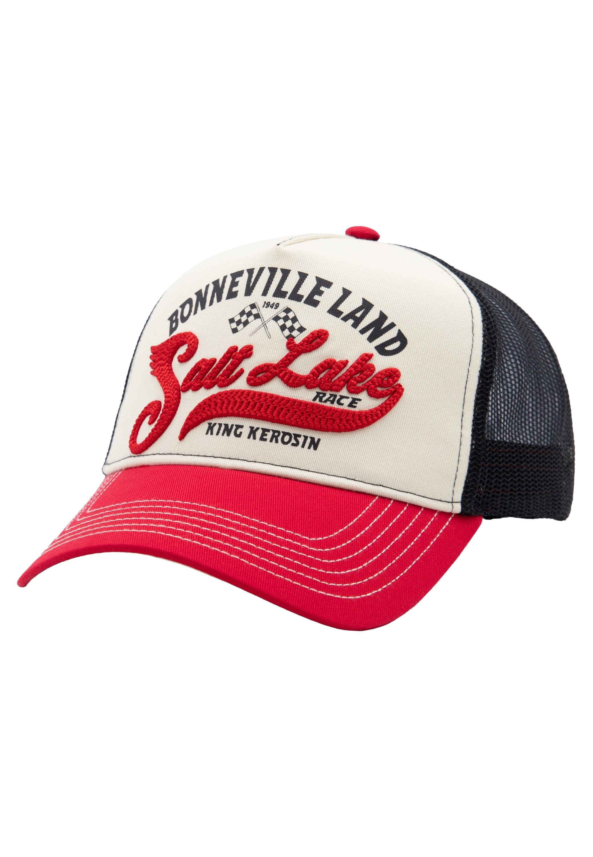 KingKerosin Trucker Cap Bonneville Land Salt Lake (1-St) im Racing-Style