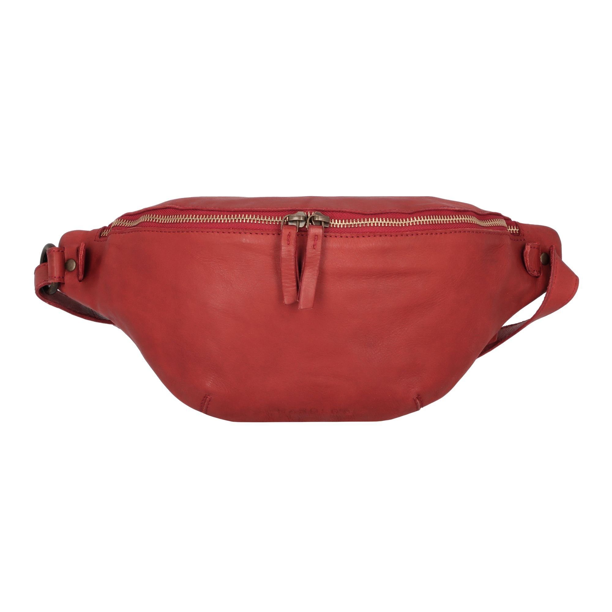 Submarine, Gürteltasche Leder rot Harold's