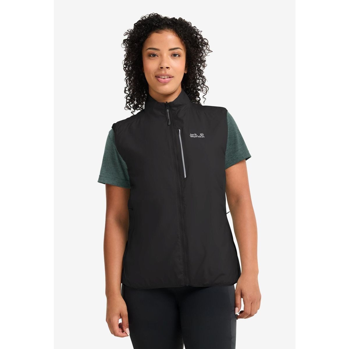Jack Wolfskin Funktionsweste Trail Light INS 2IN1 Vest W Vielseitige Damenweste mit winddichter Isolierung, ideal für