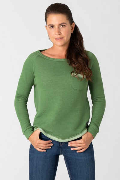 SUPER.NATURAL Sweatshirt »Merino Sweatshirt W FEEL GOOD CREW« bequemer Merino-Materialmix