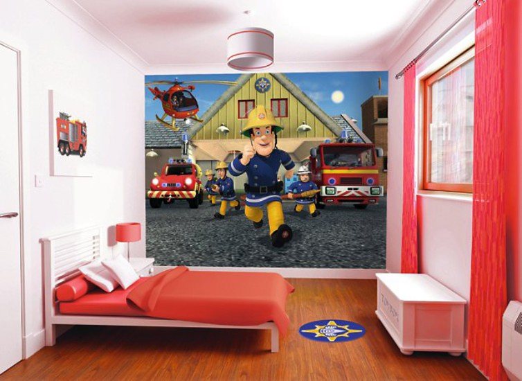 Tapete Feuerwehrmann Sam walltastic tapete feuerwehrmann sam - Tapete Feuerwehrmann Sam
