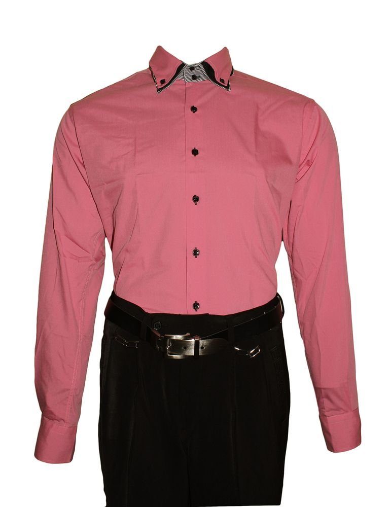 Businesshemd Designer Herren Hemd dreifach Kragen Slim Fit