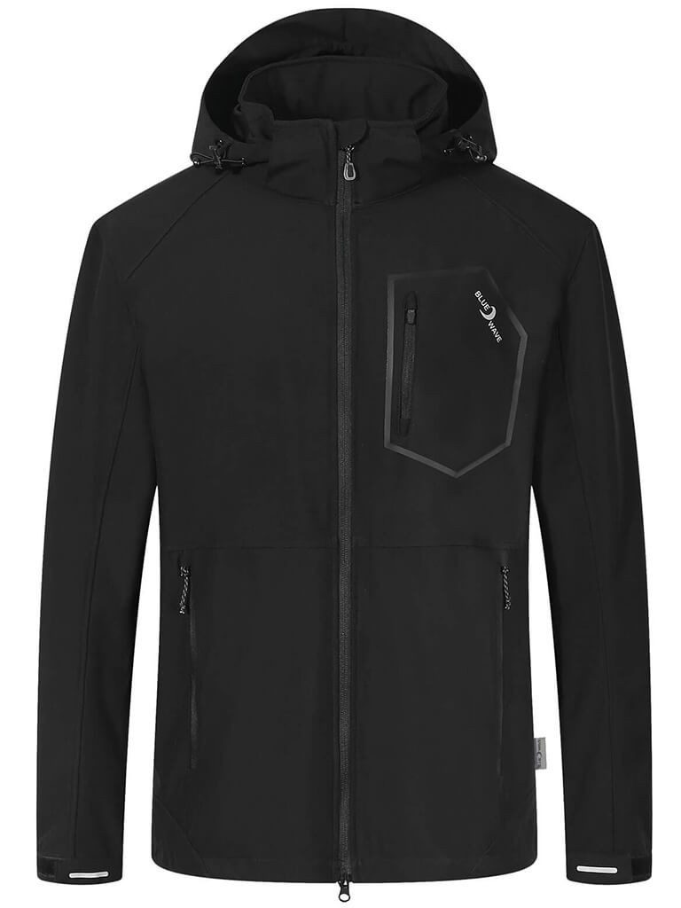 Blue Wave Softshelljacke Herren Jacke Louis mit verstellbarer Kapuze - wind günstig online kaufen