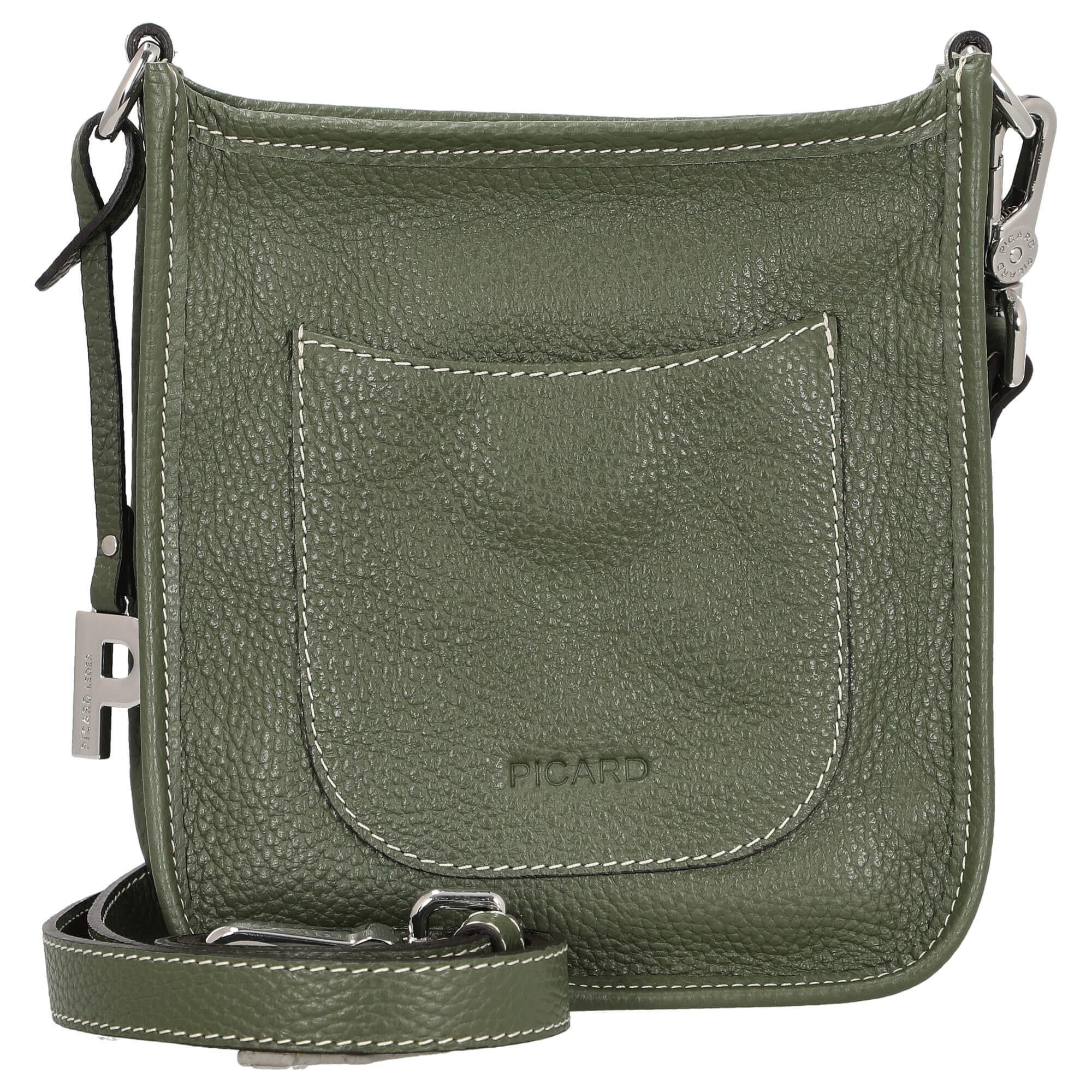 Picard Umhängetasche Kronberg - Umhängetasche 19 cm Rindsleder (pesto)