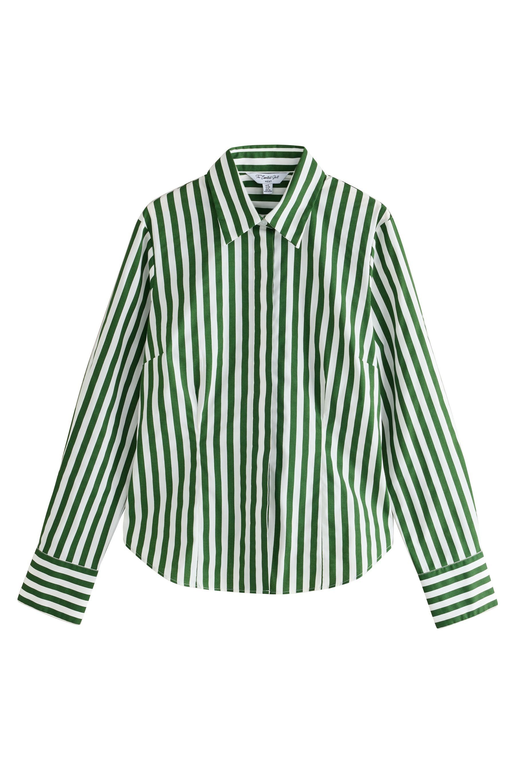 Next Langarmhemd Körpernahes Essential Langarmshirt mit Stretch (1-tlg)