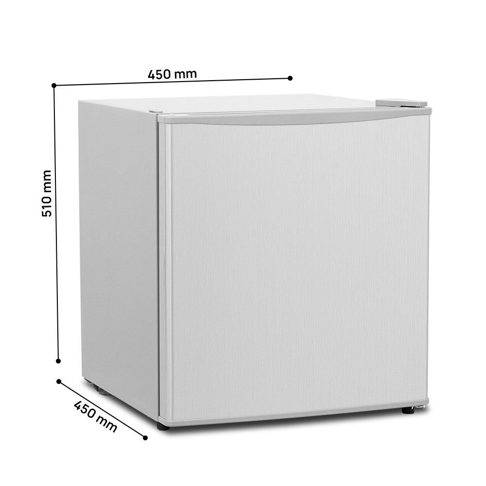 Smad Table Top Kühlschrank reversibler Einzeltür Mini-Kühlschrank DSF-48D6E, 51 cm hoch, 45 cm breit, 6-stufigem Thermostat Kühlfach, 39 dB, für Schlafzimmer/Bü – Bild 3 von 5