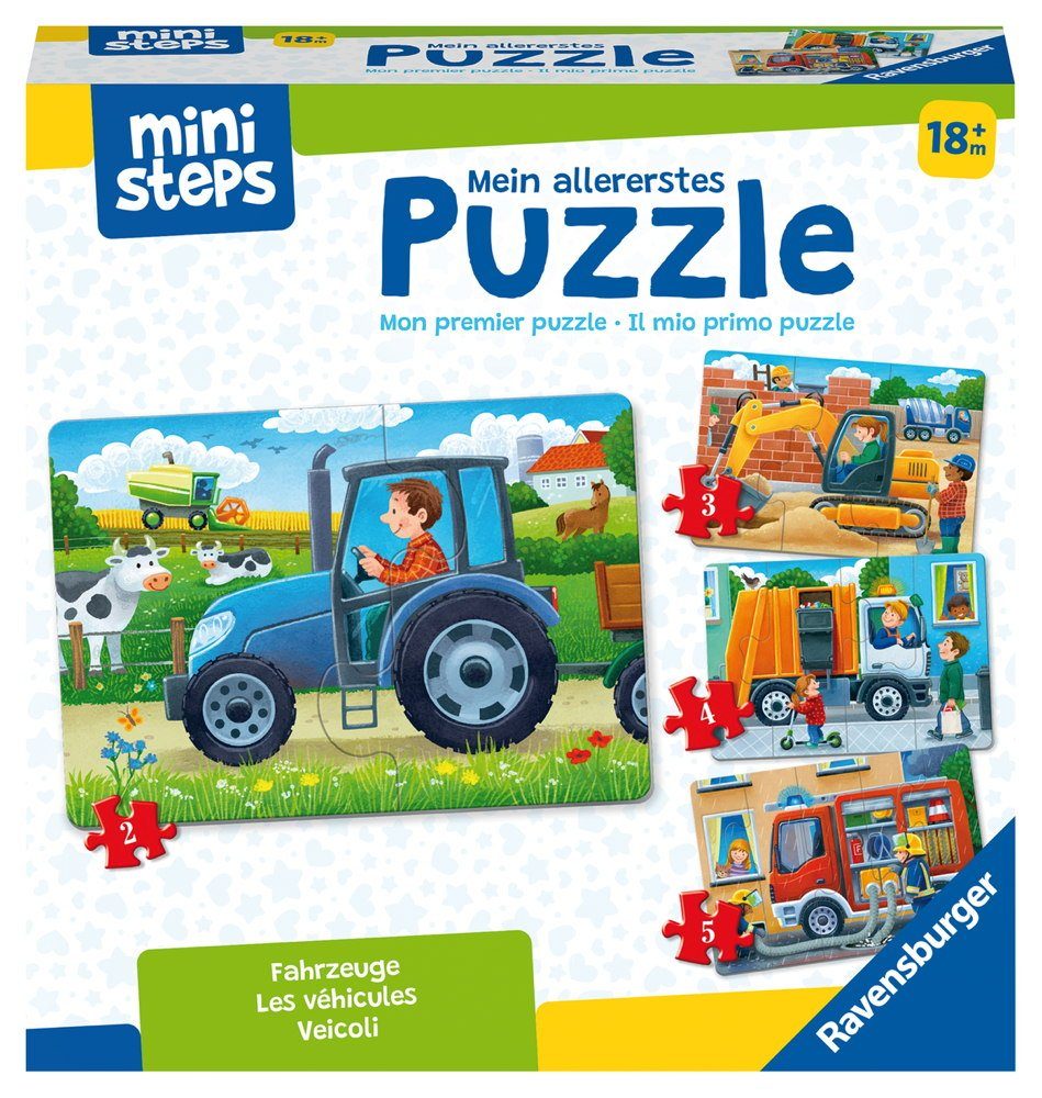 Fahrzeuge Spielzeug 04194, Ravensburger ministeps allererstes Mein Puzzle Puzzleteile