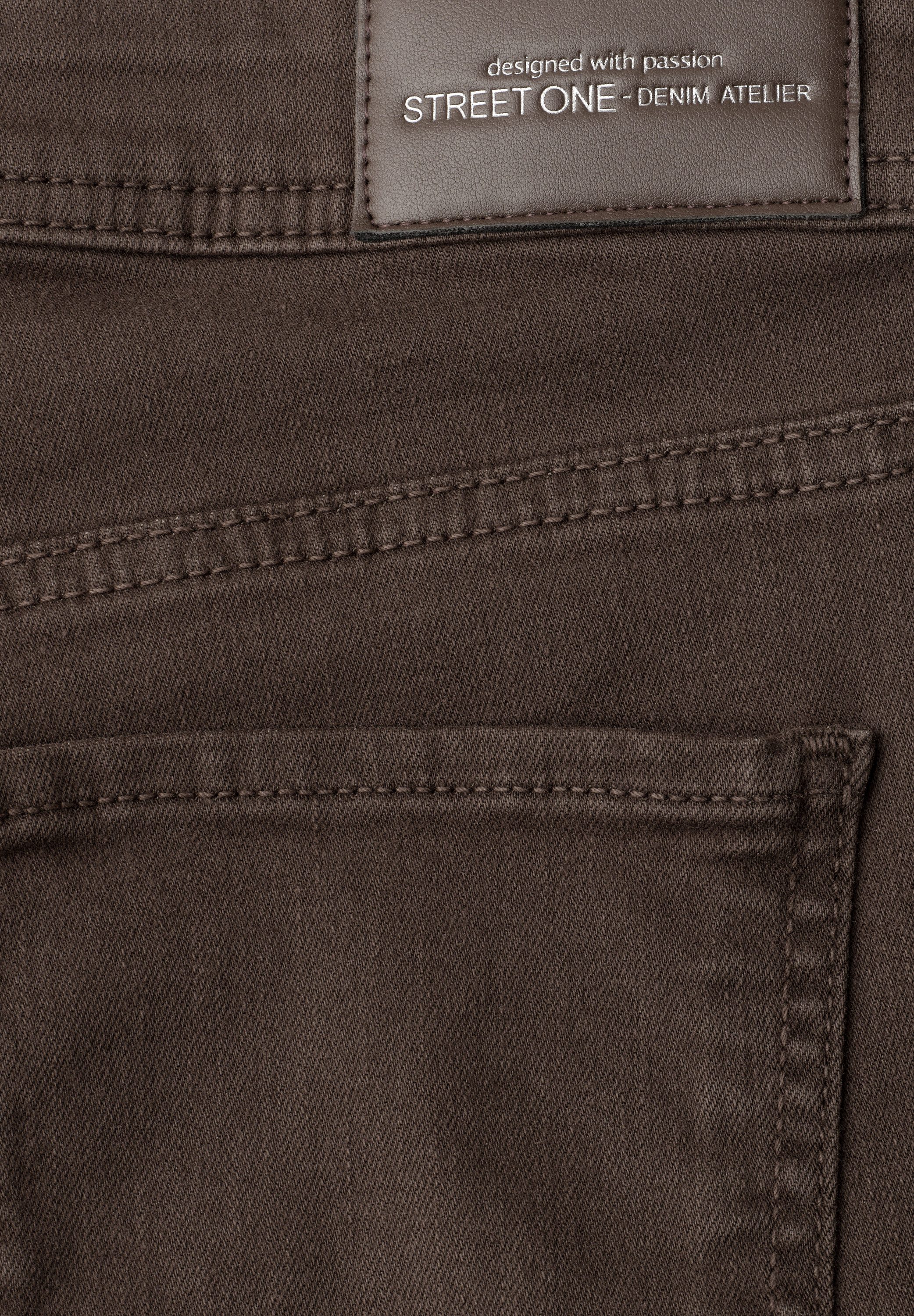 STREET ONE Straight-Jeans Middle Waist