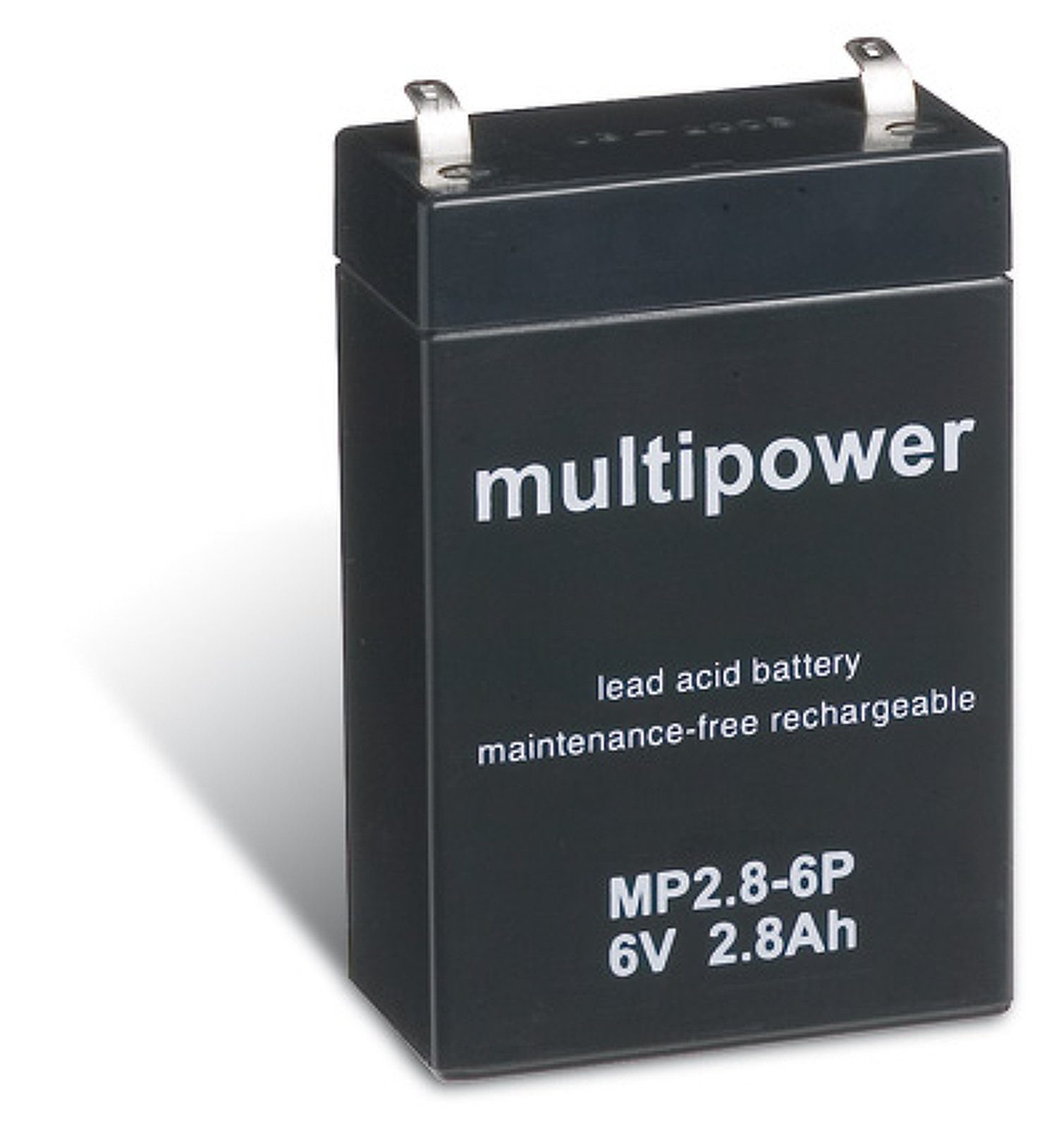 Bleiakkus mAh MP2,8-6P V) (multipower) Powery 2800 (6 Powery Bleiakku