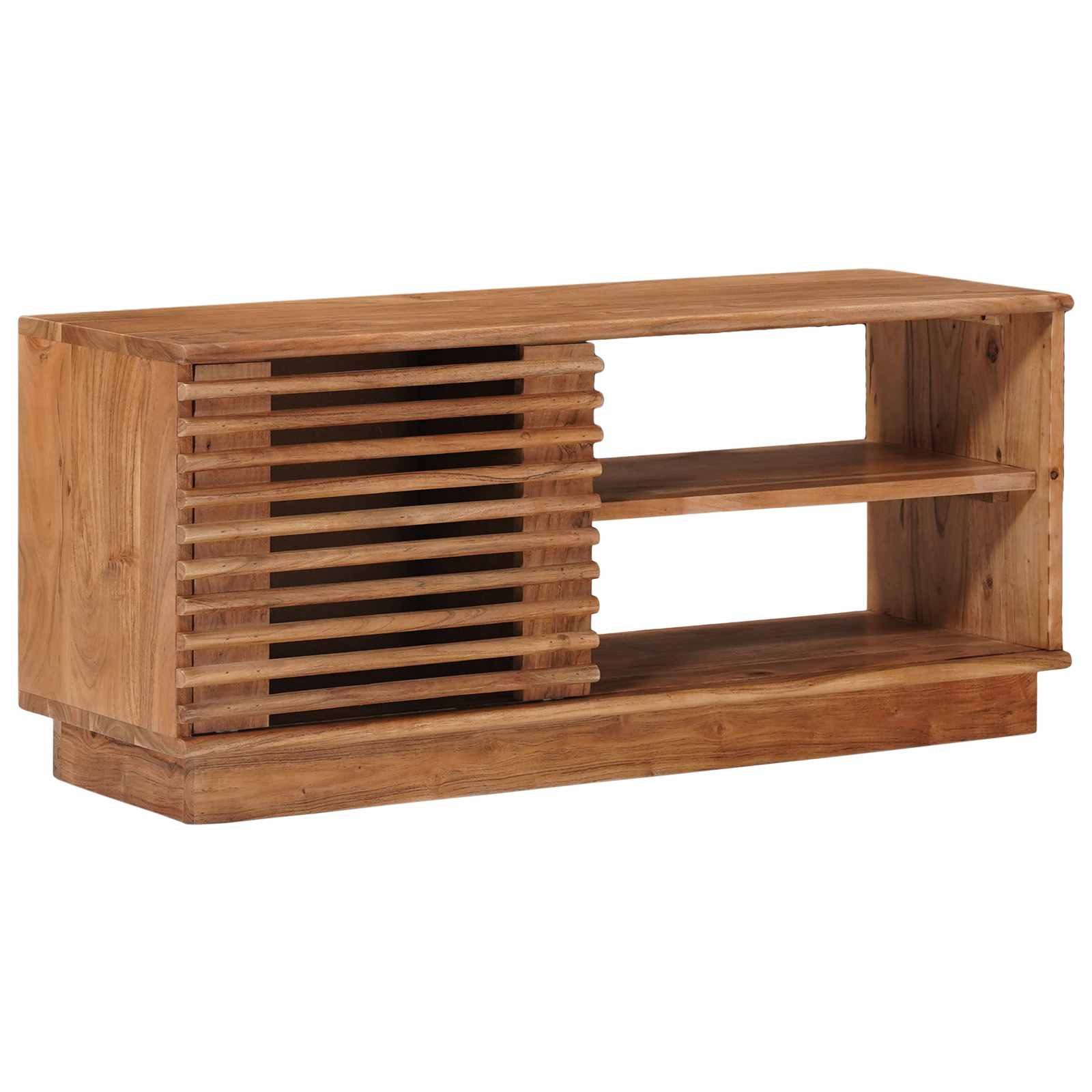vidaXL TV-Schrank TV-Schränk mit Speicher mit Tür Natur 90 x 30 x 40 cm (1-St)