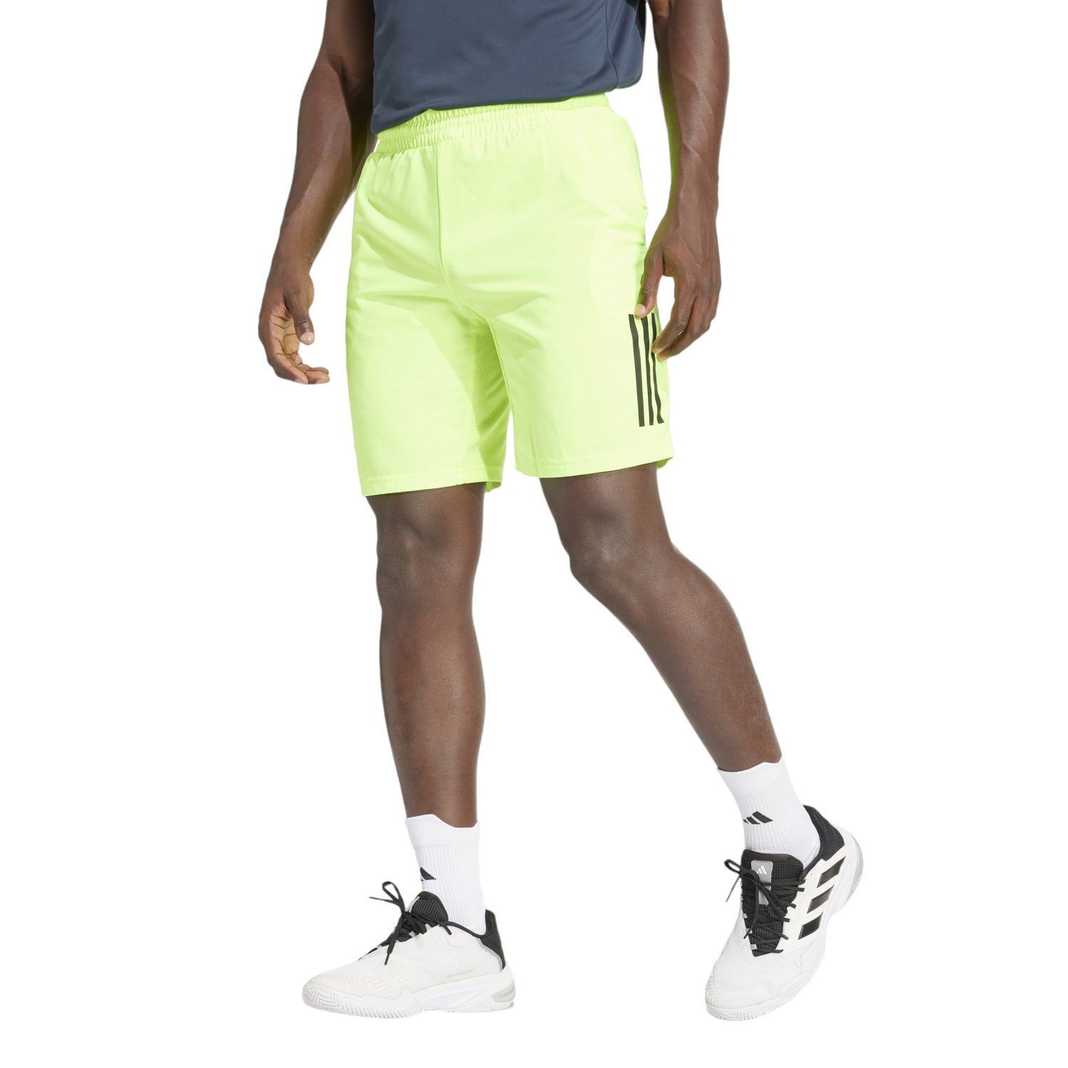 adidas Performance Шорты Tennishose Club 3-Streifen 7inch limegrün Herren