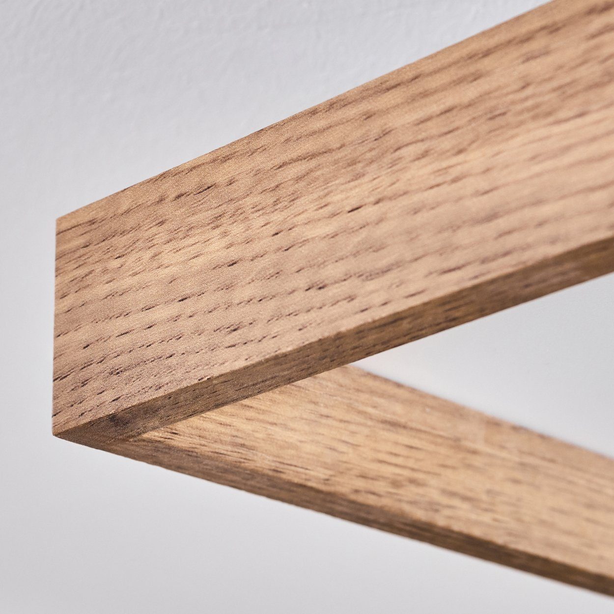 hofstein Deckenleuchte Deckenleuchte aus Metall/MDF/Kunststoff in Schwarz/Holzoptik/Weiß, LED fest integriert, 2700-6500 Kelvin, 220-2650 Lumen, dimmbar/Lichtfa – Bild 3 von 5