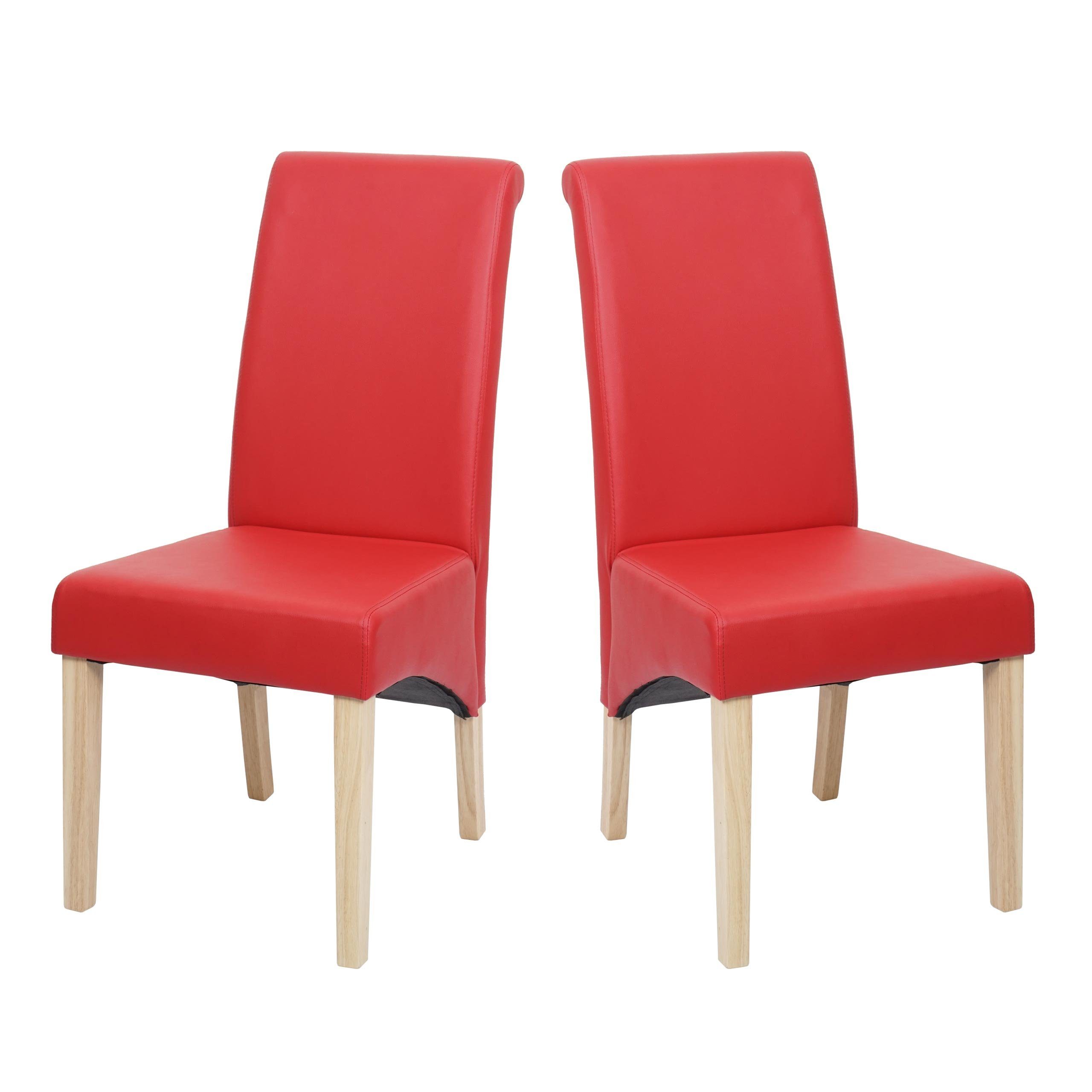 MCW Esszimmerstuhl Cesena-2 (Set, 2 St), 2er-Set, Abgerundete Ecken und Kanten, Bequeme Sitzpolsterung