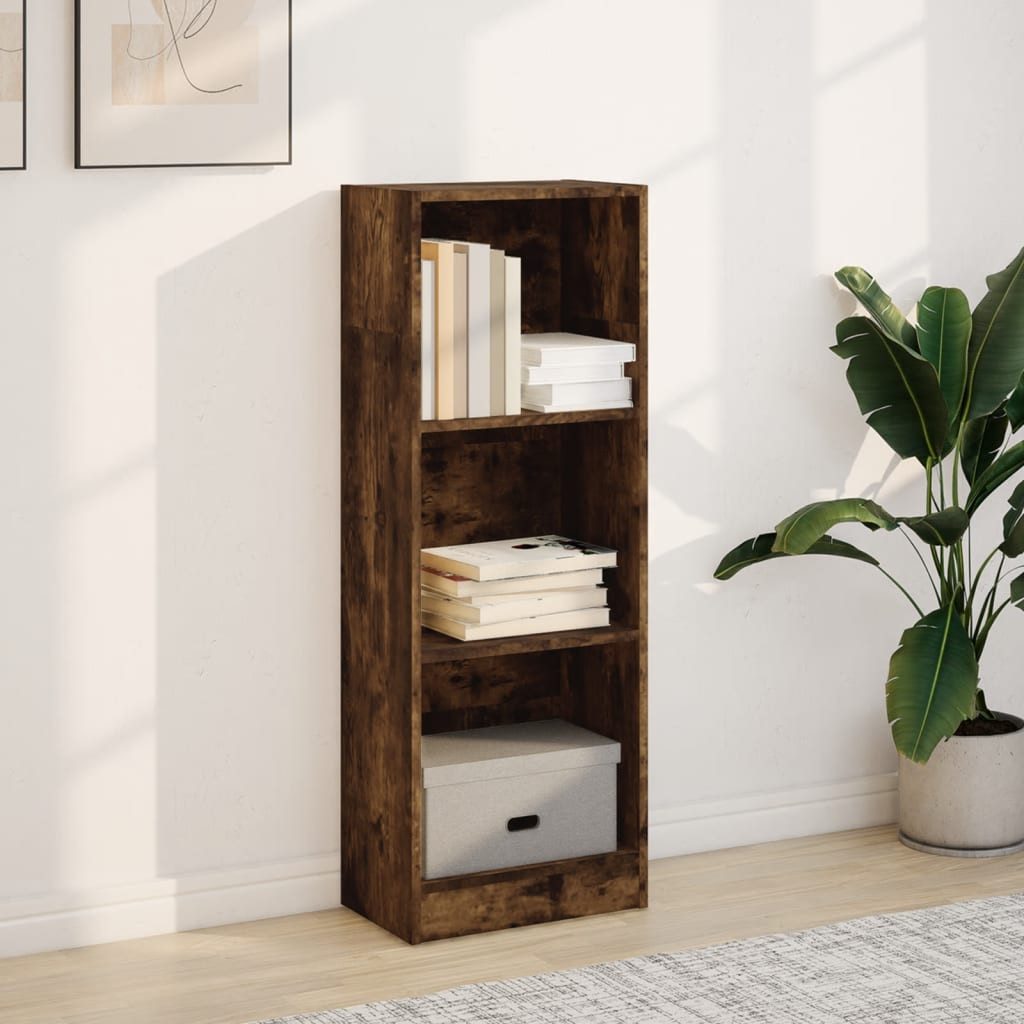 vidaXL Bücherregal Bücherregal Räuchereiche 40x24x109 cm günstig online kaufen