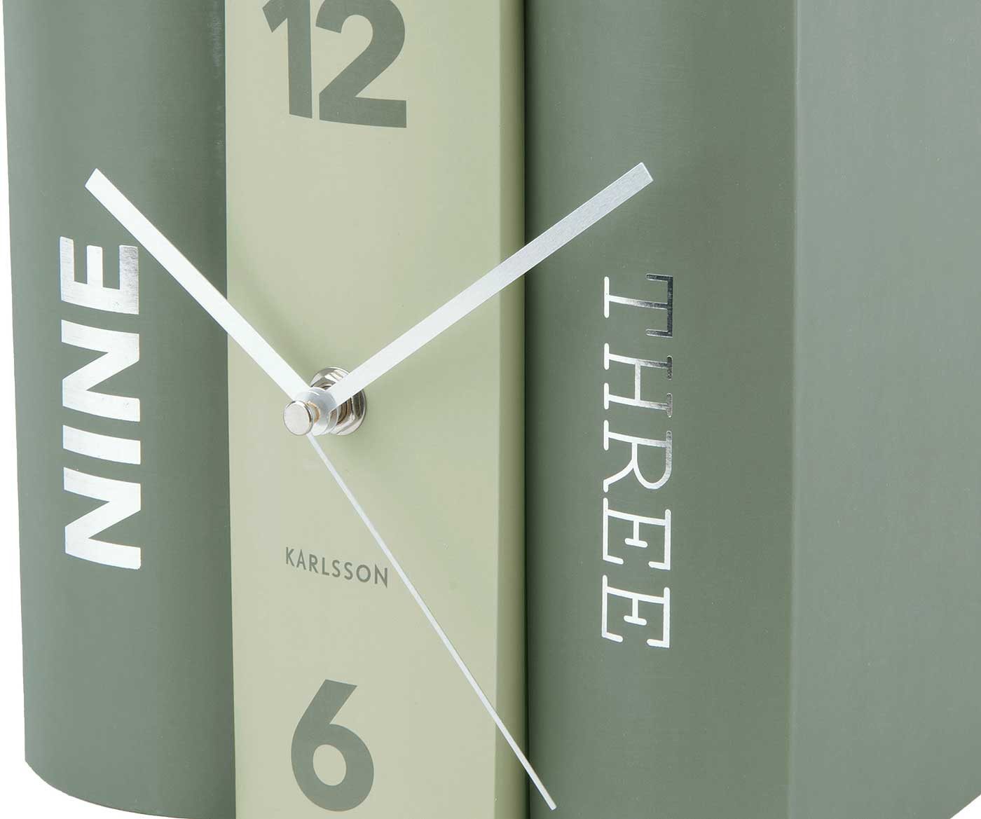 Karlsson Tischuhr Tischuhr modern Book Clock - Karlsson Modell: KA5756GR