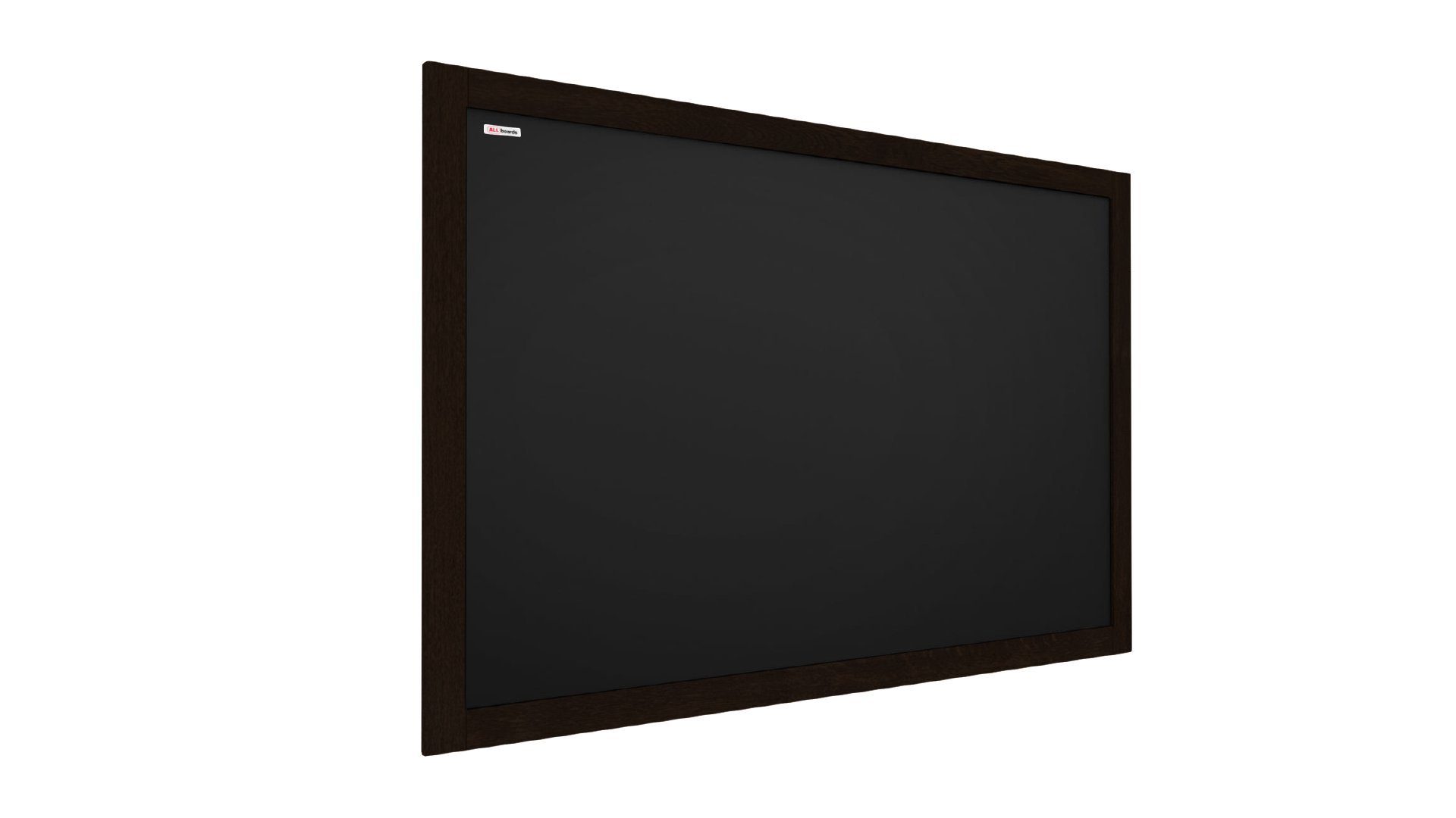 Tafel ALLboards Kreidetafel mit Schwarz Holzrahmen 70x50cm + Zubehör