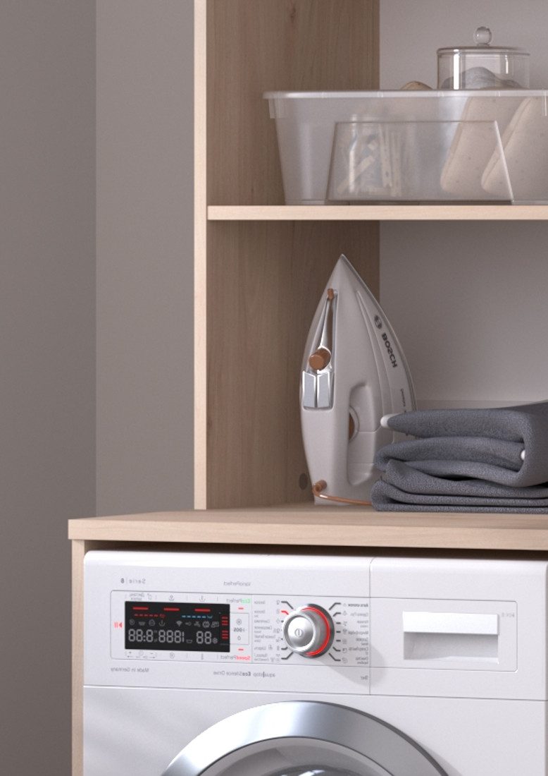 Parisot Waschmaschinenumbauschrank Laundry (Set 4-teilig mit 2x Umbauschran günstig online kaufen