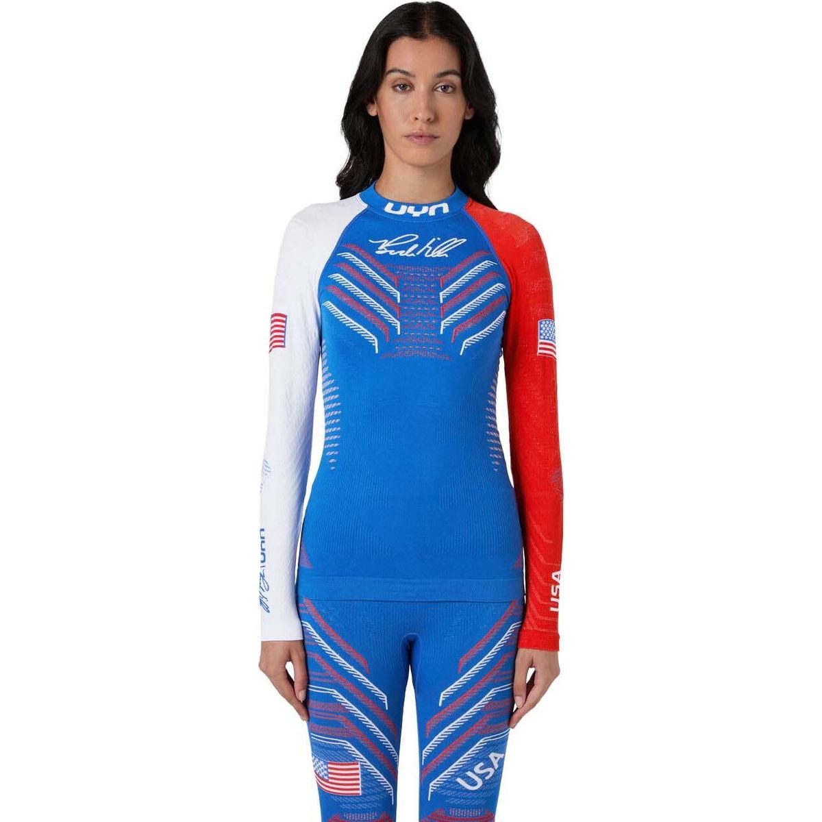 UYN Funktionsunterhemd Natyon 3 0 USA Bode Miller Underwear Shirt Long Sleeve TURTLE Neck Hochleistungs-Thermoshirt für maximale Bewegungsfreiheit und