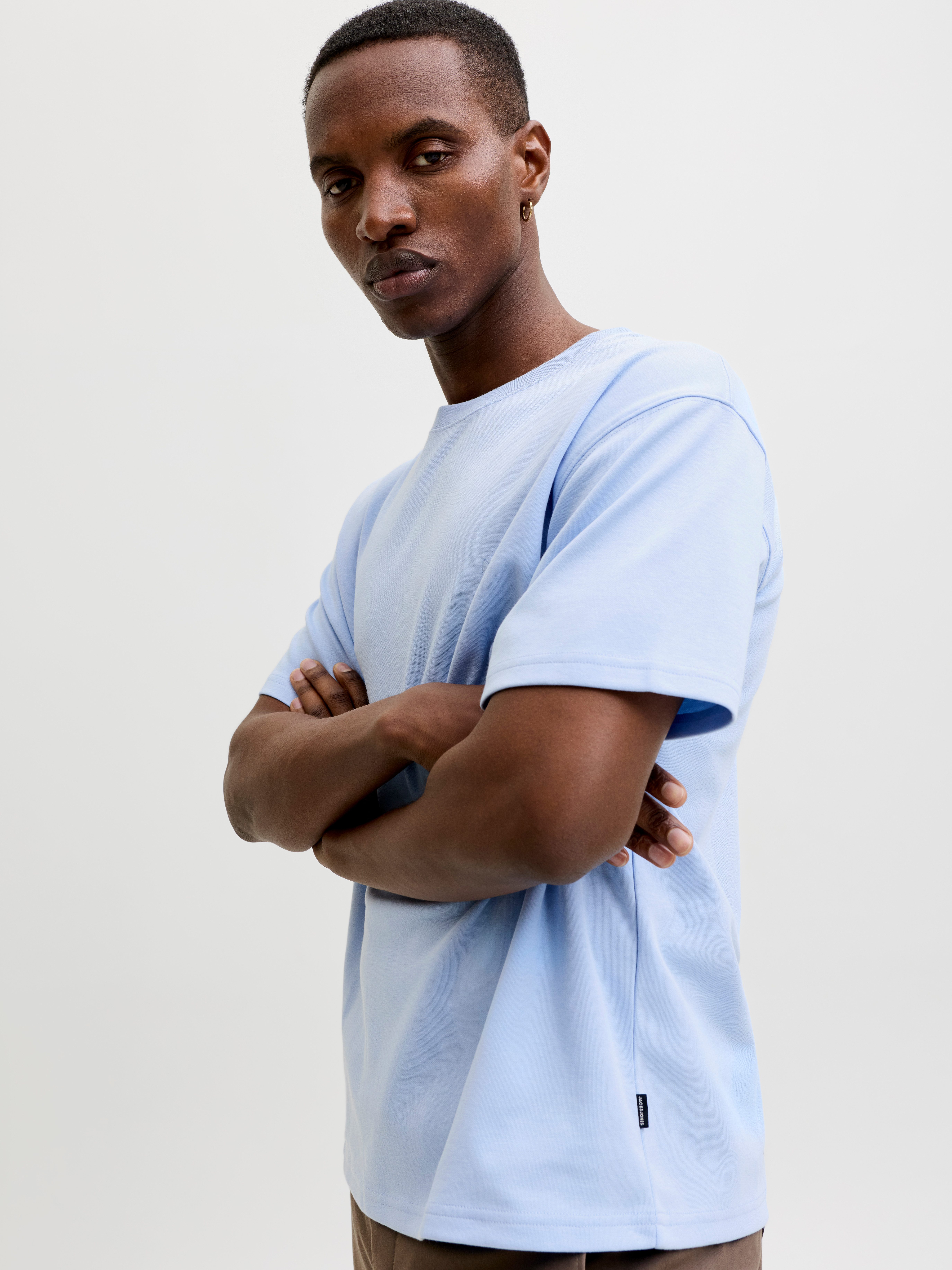 Jack & Jones Kurzarmshirt JPRBLAETHAN SS LOGO TEE SN Materialmix, regular f günstig online kaufen