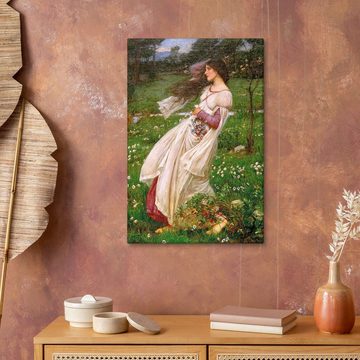 Posterlounge Leinwandbild John William Waterhouse, Windblumen, Malerei