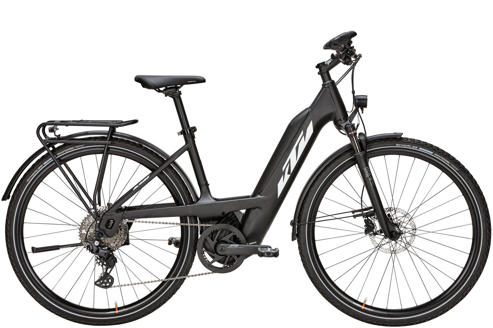 KTM E-Bike KTM Power Sport 10 PTS 625 Wh Damen schwarz 2024, 10 Gang Shimano Deore M5130-10 LG shadow+, Kettenschaltung, Bosch Performance Line CX smart System, 625 Wh