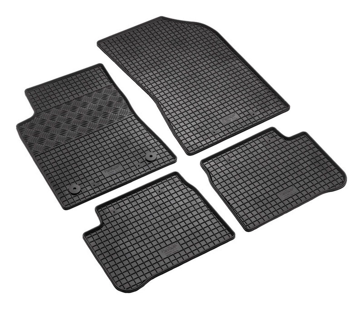 Citroen ab AZUGA passend 5-türer C3 2017, C3 für Citroen Gummi-Fußmatten für Auto-Fußmatten