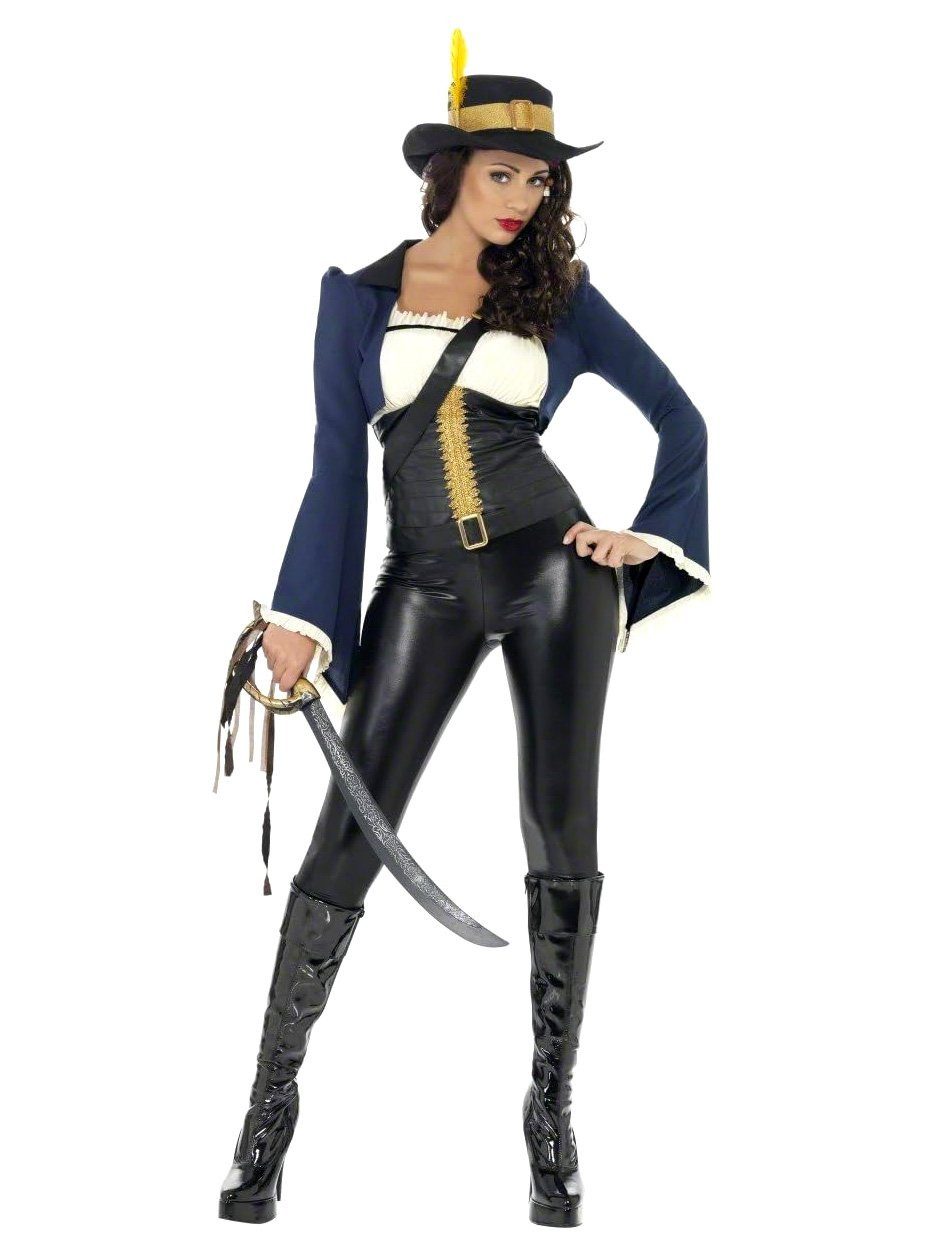 Metamorph Piraten-Kostüm Karibikpiratin Penelope Kostüm, Macht Dich zur Gegenspielerin von Jack Sparrow!