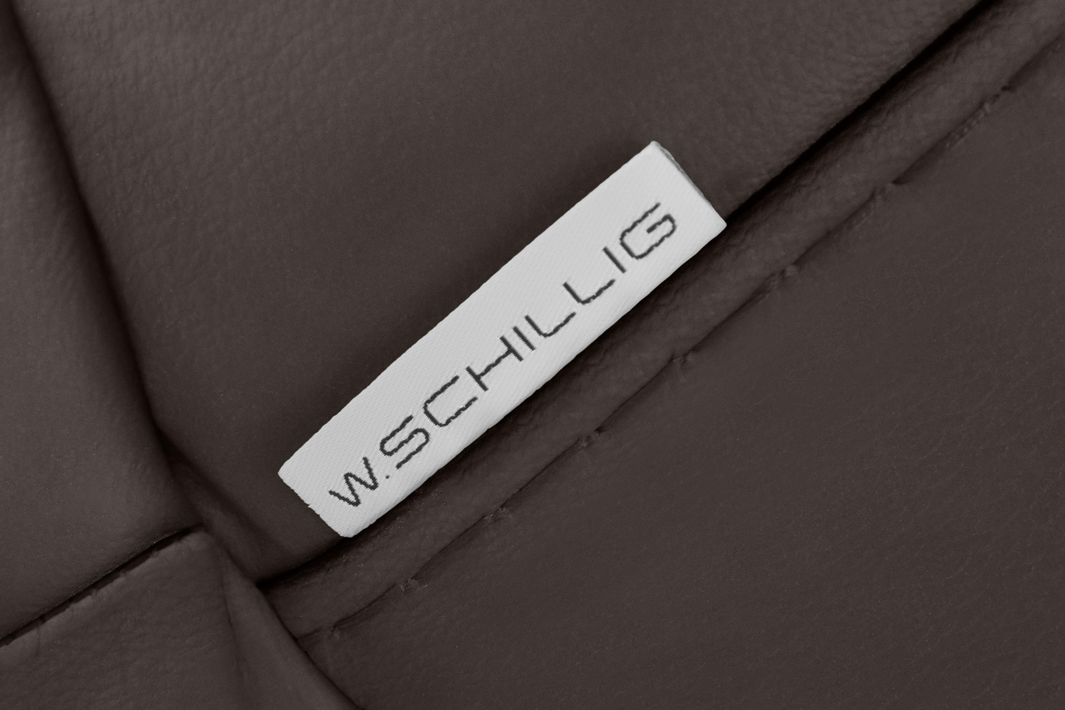 cm mit Breite W.SCHILLIG 2-Sitzer Metallkufen in Chrom montanaa, glänzend, 192