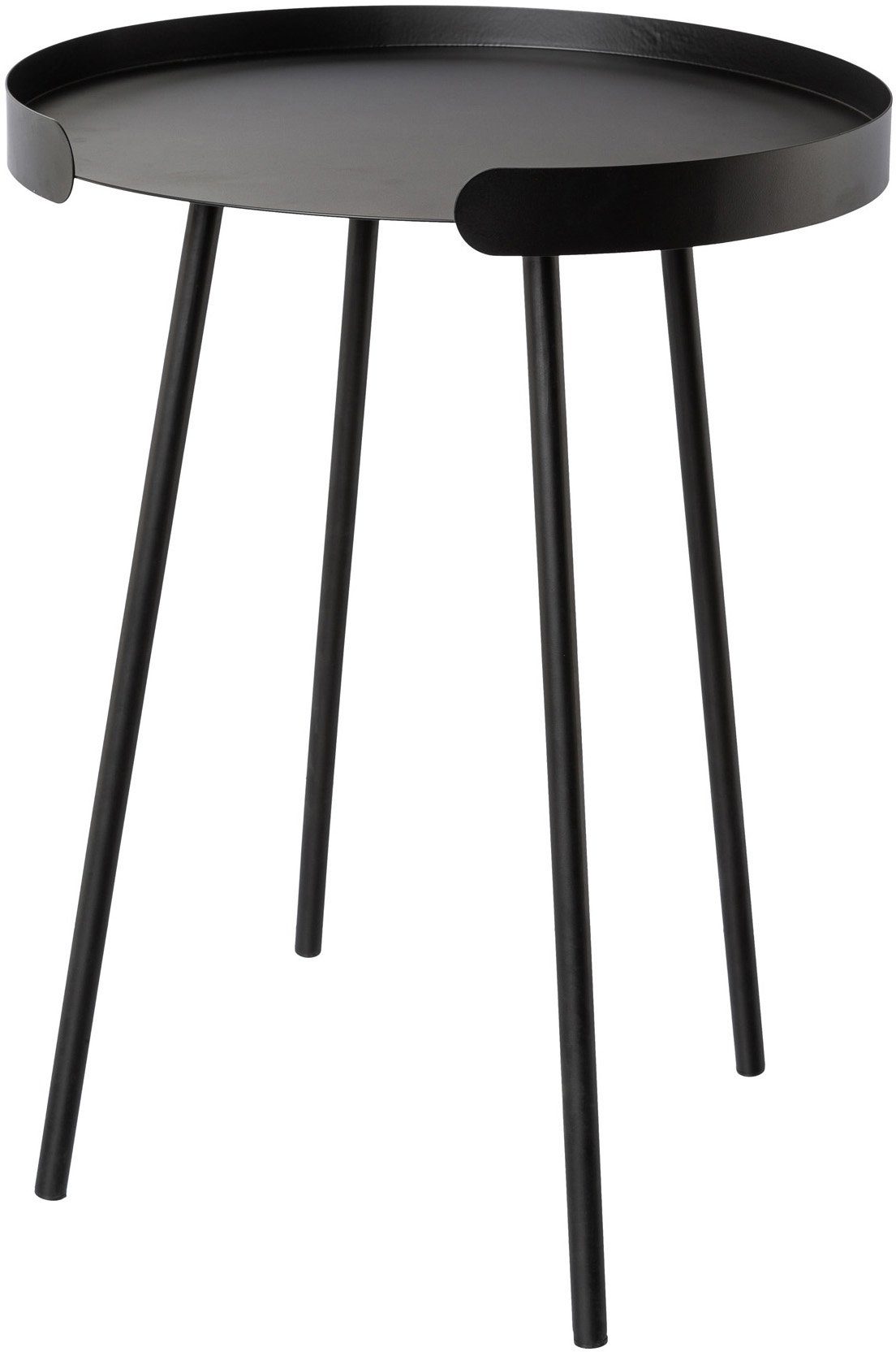 Creativ deco Beistelltisch (1-St), auch ideal als Ablage für Deko, aus Metall, Höhe ca. 53 cm schwarz