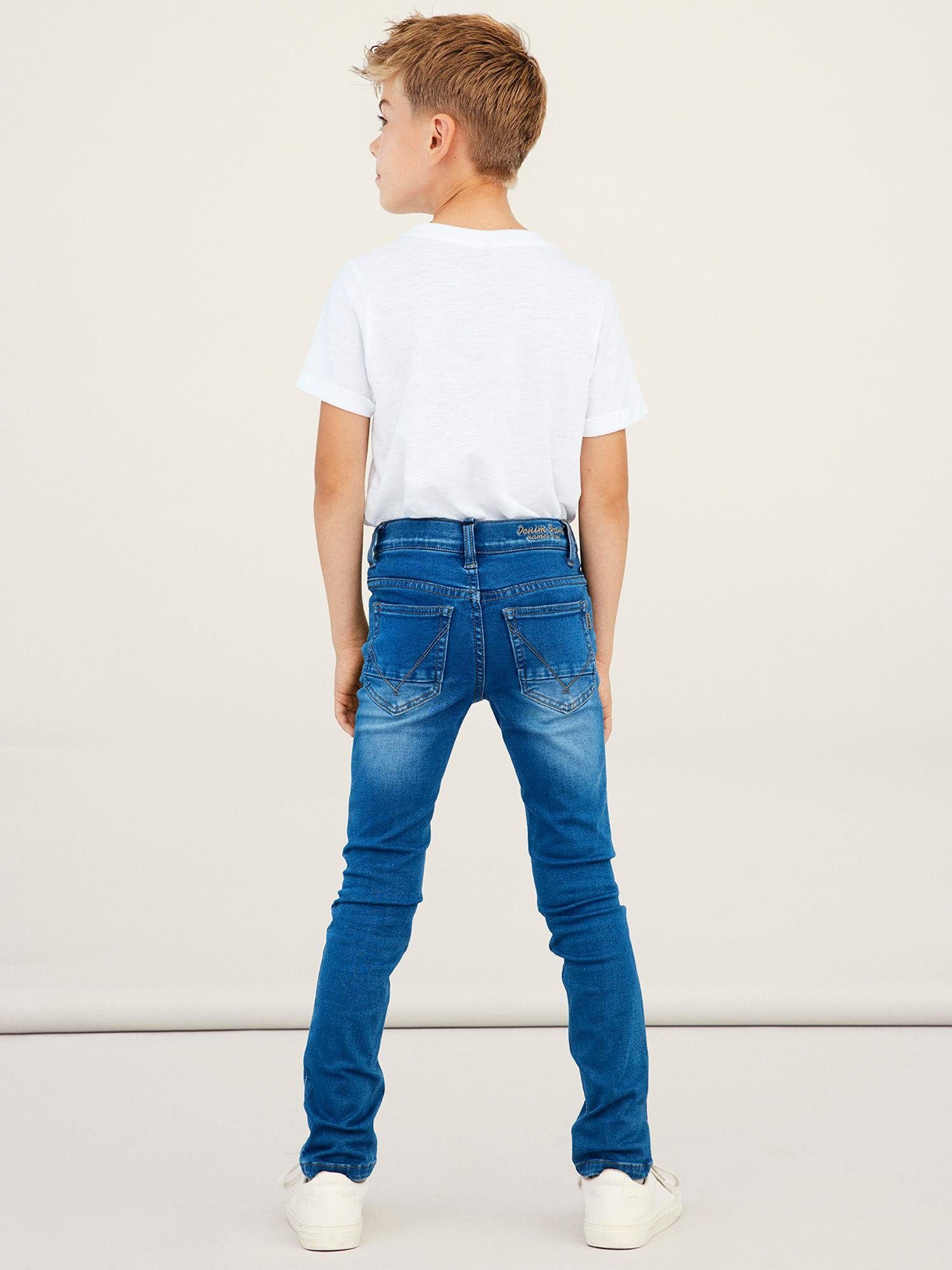Name It Skinny-fit-Jeans NKMTHEO DNMCLAS PANT medium denim blue