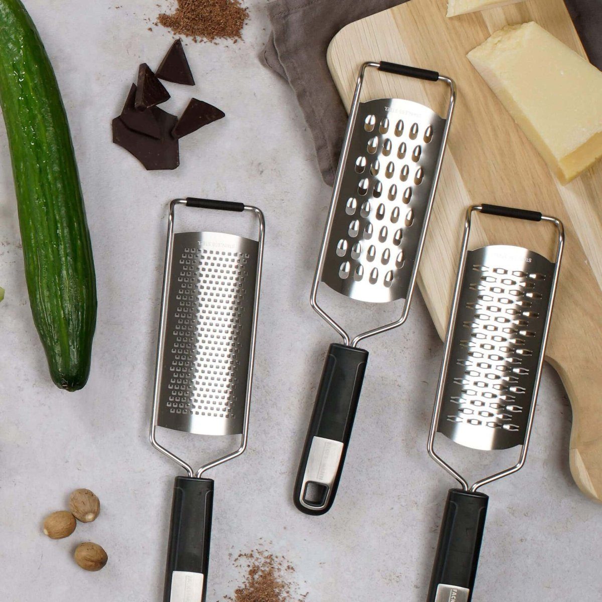 FACKELMANN Küchenreibe Handreibe