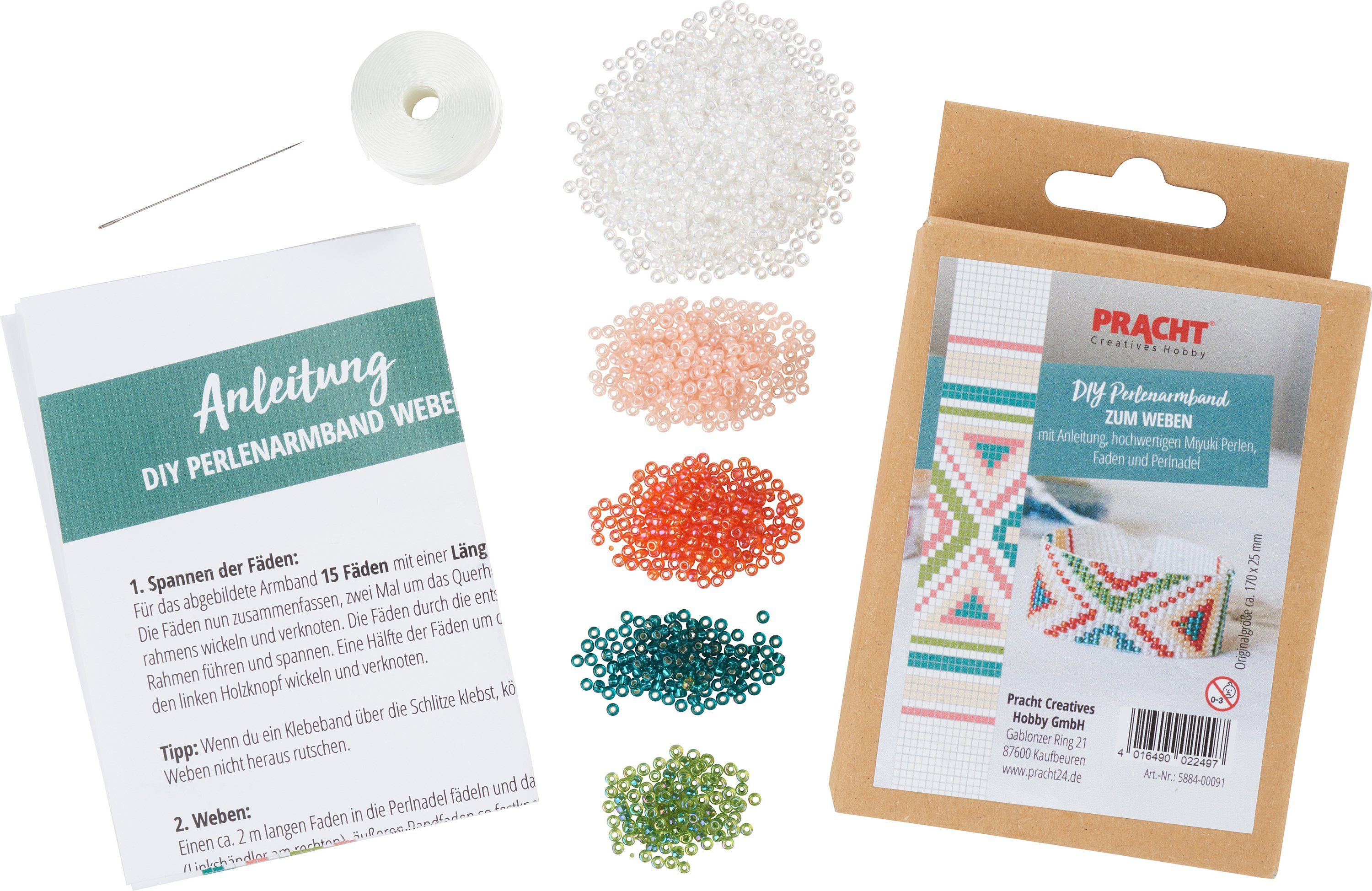 Pracht Schmuckset Bastelset Miyuki Perlenarmband Summer