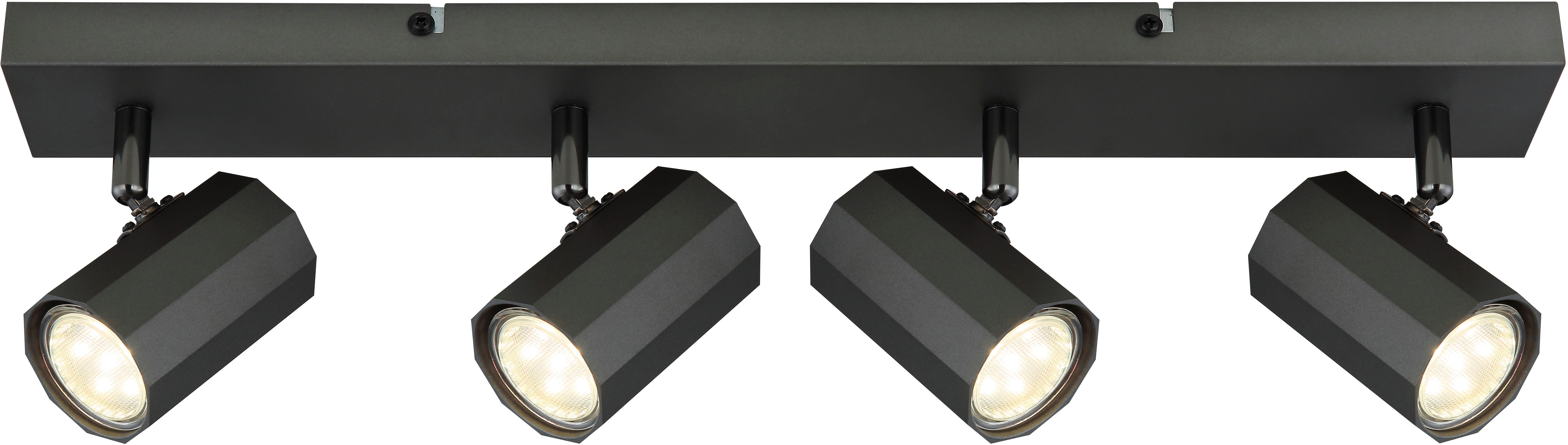 GLOBO LIGHTING Deckenstrahler JAMES, ohne Leuchtmittel, Deckenspot/Wohnzimmer/Flur/Schlafzimmer