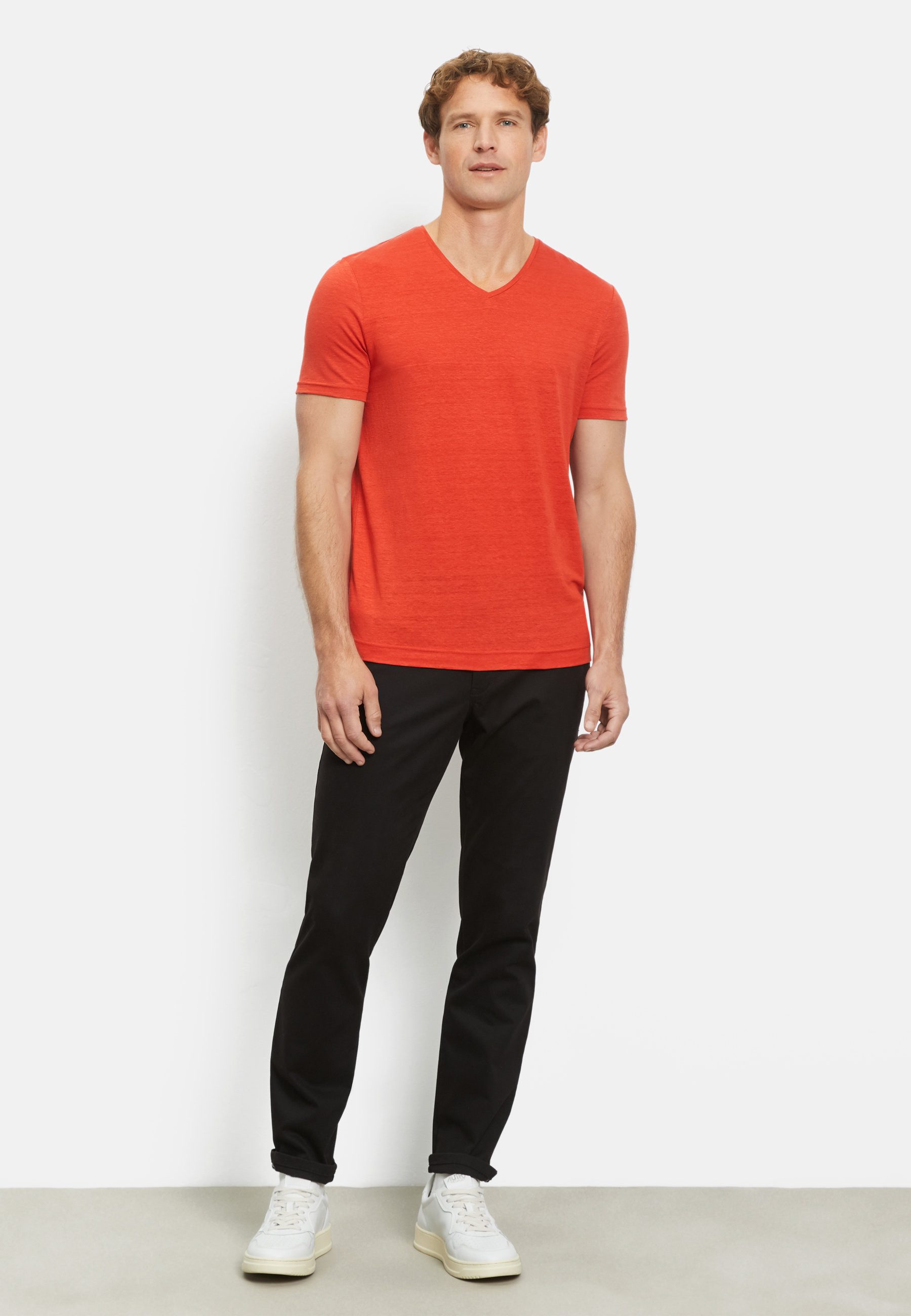 OLYMP T-Shirt OLYMP Casual Wirk, T-Shirt