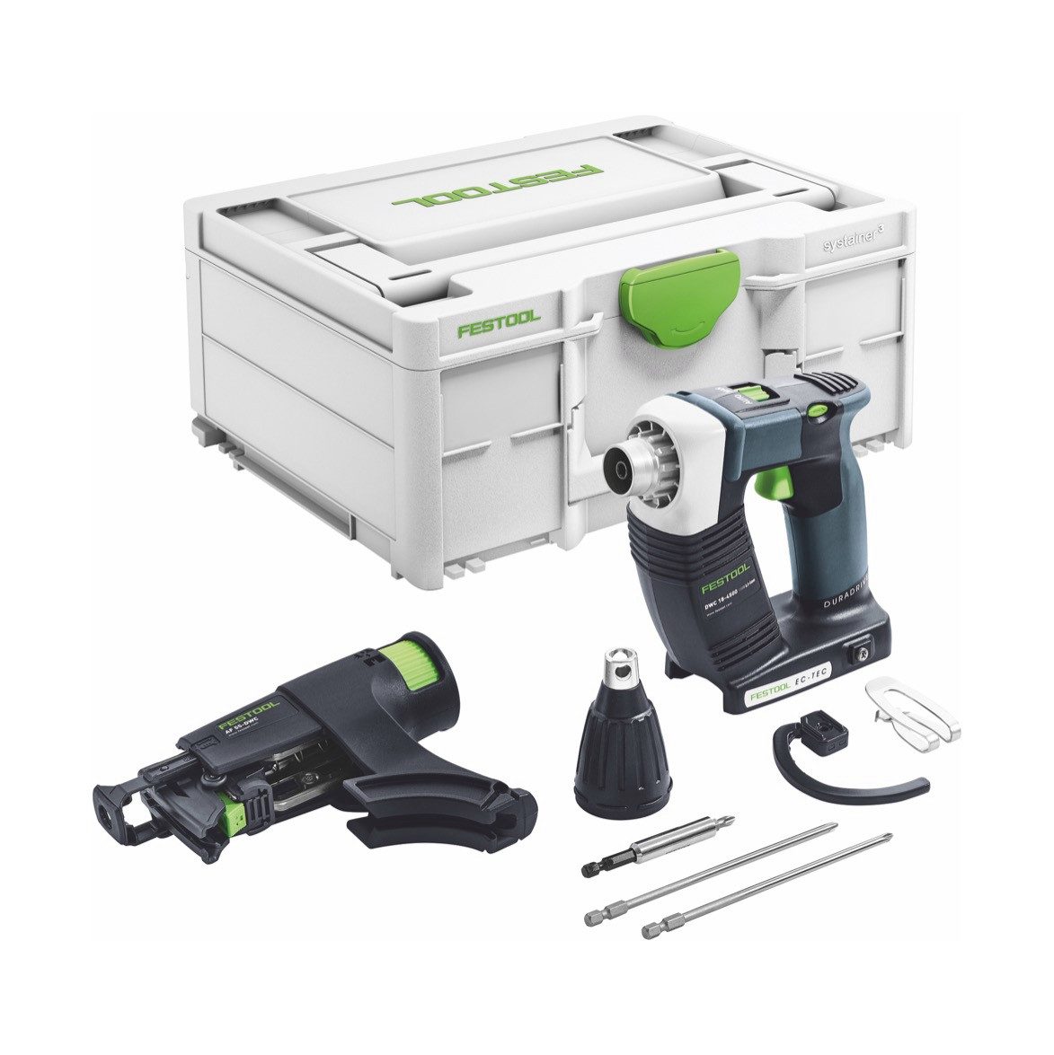 FESTOOL Akku-Schrauber DURADRIVE DWC 18-4500 Basic Akku Bauschrauber 18 V 14 Nm Brushless