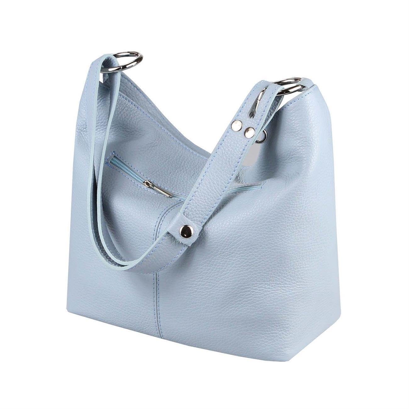 ITALYSHOP24 Shopper Made in Italy Damen Leder Tasche Schultertasche, als Ha günstig online kaufen