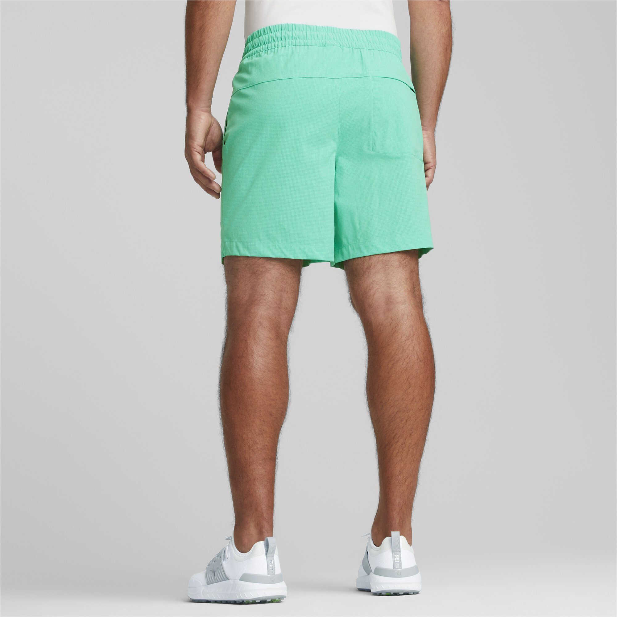 PUMA Golfshorts PUMA x PALM Golf-Shorts Herren Aqua CREW Green TREE Vented